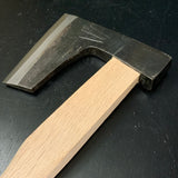 Japanese Carpenter's Axe by Tadachika with Blue steel Masakari 150mm  土佐刃物 忠親作 青紙鋼 大工鉞 150mm