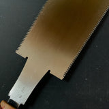 #R40 Ready to use! Old stock Double Edge Saw with Eddy Type Handles set by Kurashige 直ぐ使い 倉重栄助 目立 渦巻き柄 両刃鋸 210mm