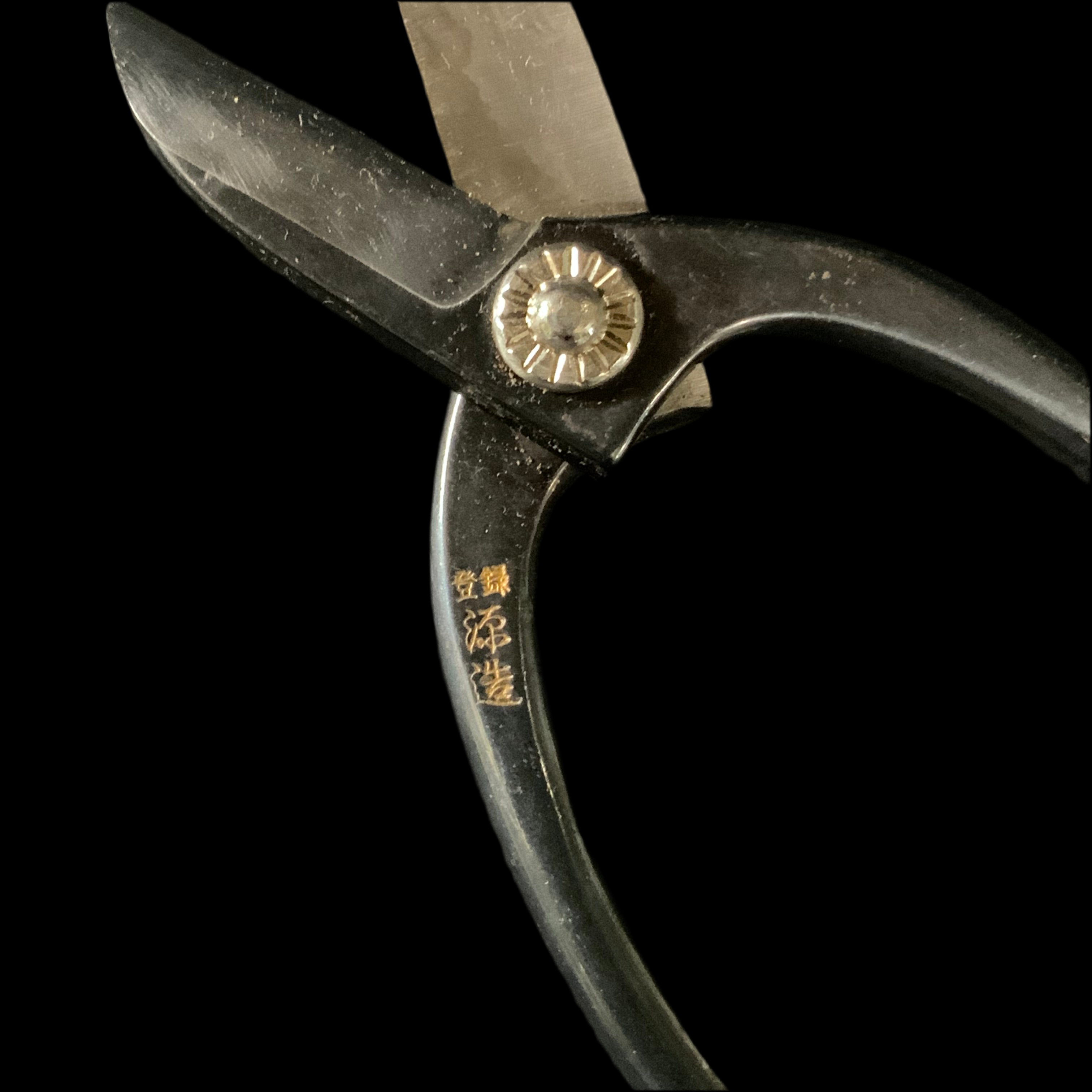 Old stock Genzo Flower shears stainless steel  掘り出し物 源造 ステンレス 花鋏 菊足 165mm 針金切り付き