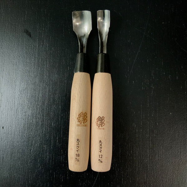 Heijoshin Michi cutlery chisel Circular Squeak Blade  /    平常心 道 カトラリー細工のみ 丸スクイ