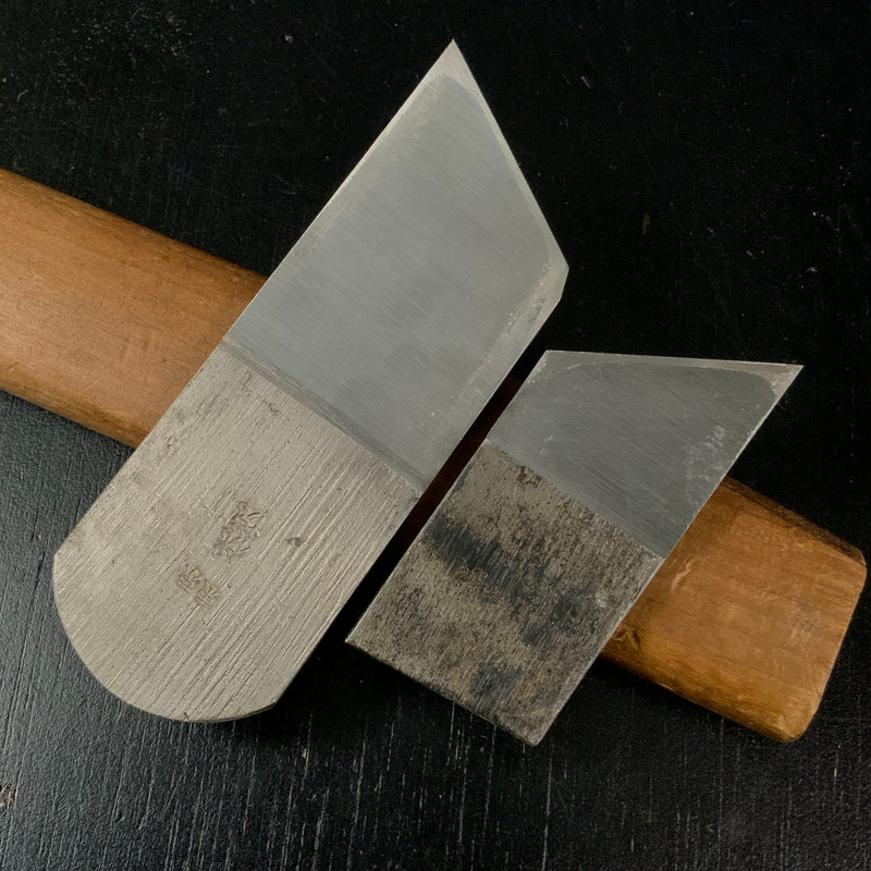 Kouetsu Rabbet Plane with Blue steel right and left By Komori 小森作 侊悦 際鉋 青紙鋼 左 36mm