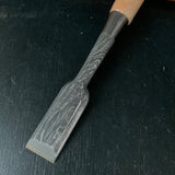 Tasai Masame Special Bench chisels with Traditional Japanese iron 田斎作 和鉄造り芯付 白樫柄 24mm