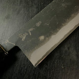 Masamoto Sohonten Nakiri Bocho with Blue steel  正本総本店 青紙鋼 西型 水牛柄 黒菜切包丁 165mm