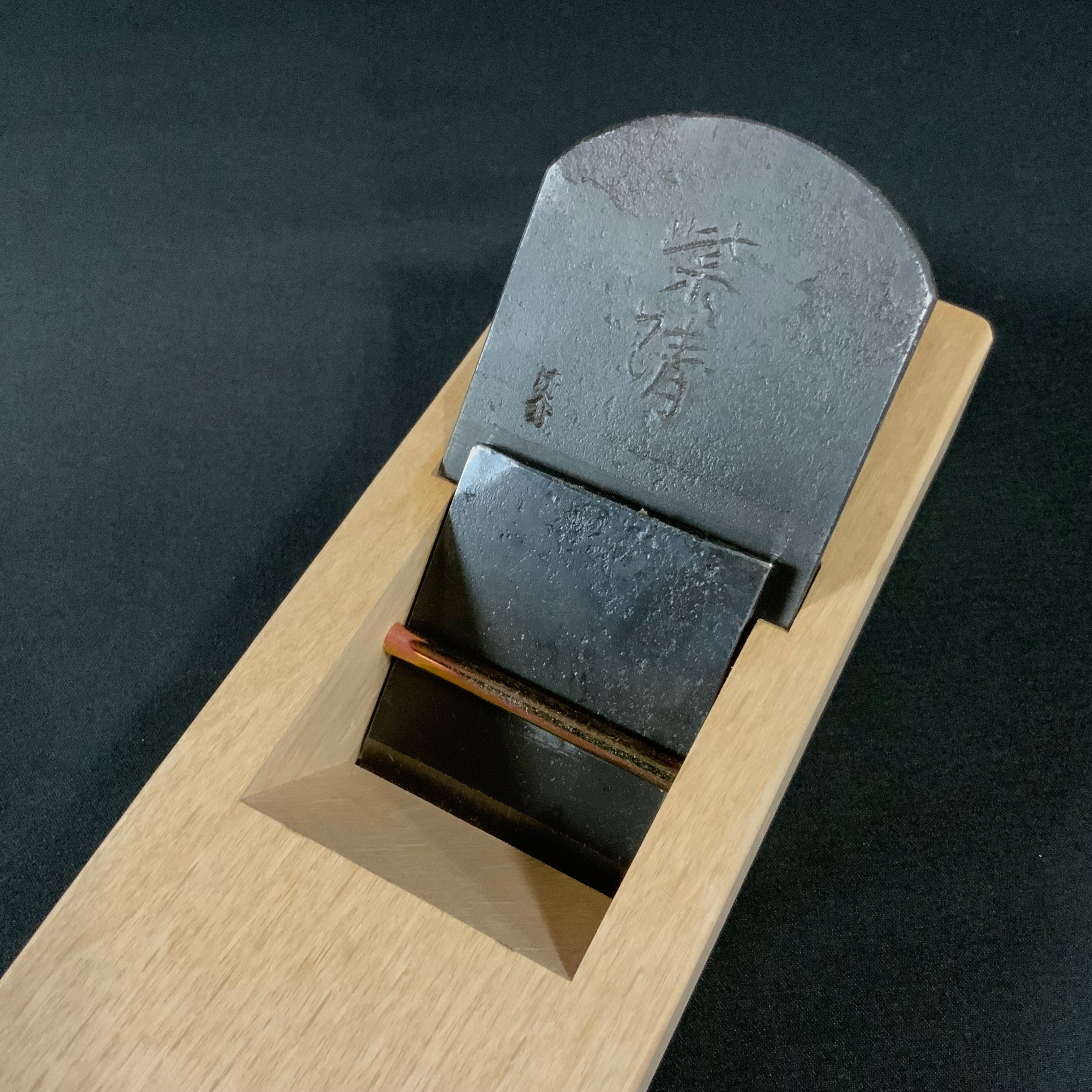 Shisei Smoothing Plane(Kanna) by Seisuke Mizuno 水野清介作 紫清 仕上げ鉋 白紙一号鋼 60mm