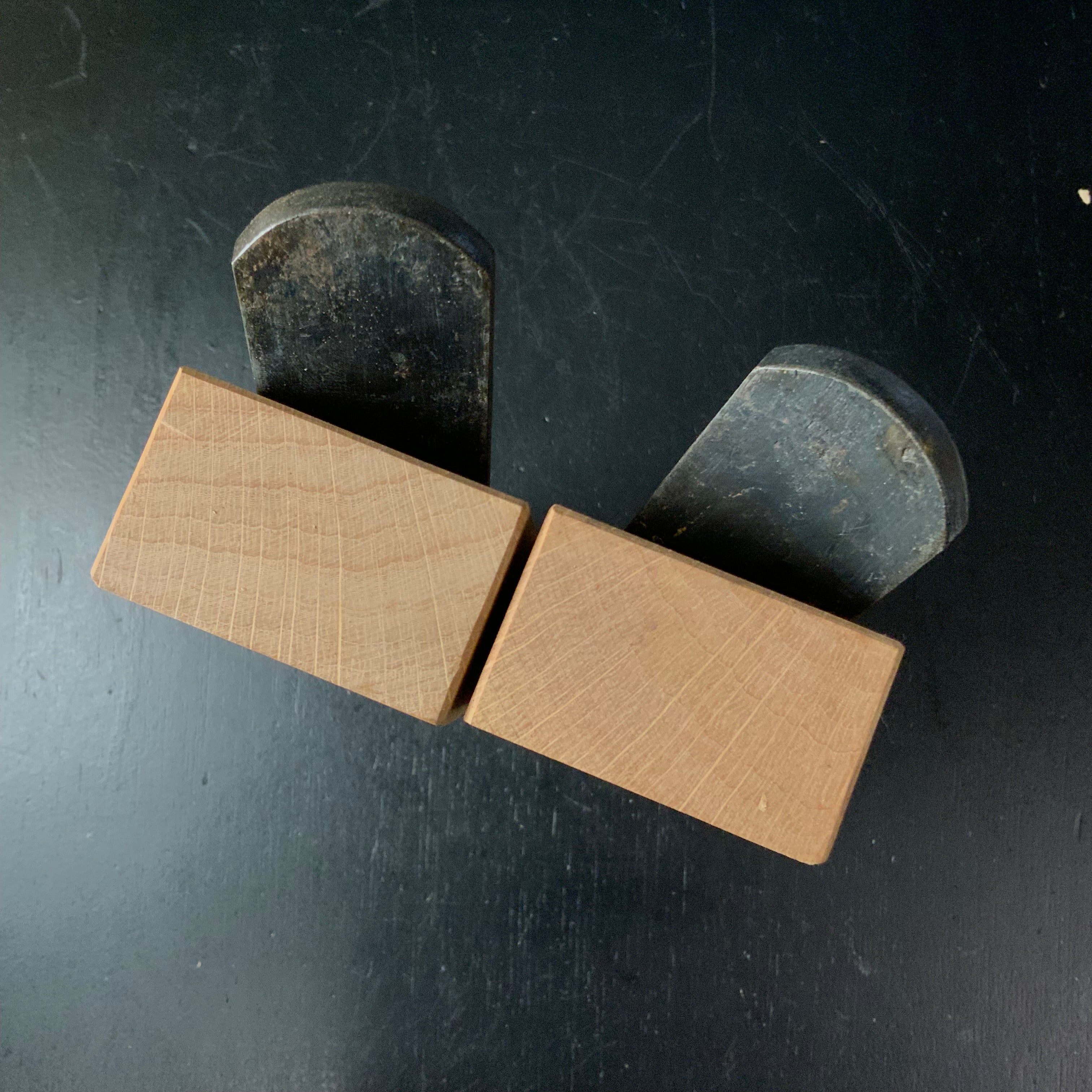 Sadajo Rabbet Planes (Kiwa-Kanna) with Blue steel Left &Right 貞城 際鉋 青紙鋼 本仕込 左右 36mm