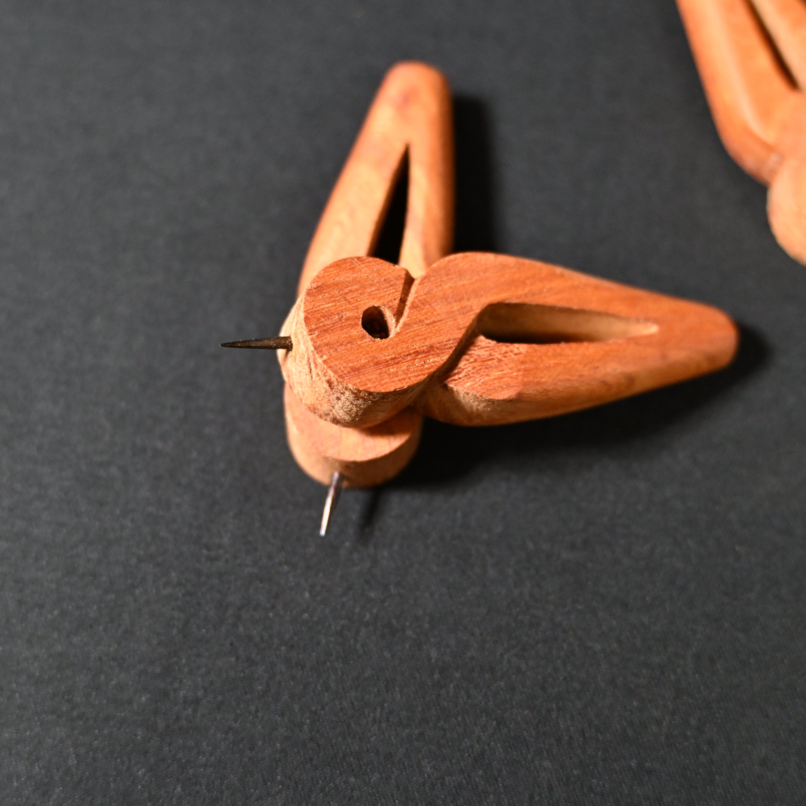 坪昭 木製工芸 カルコ    Japanese Carpenter wooden karuko pins for sumitsubo