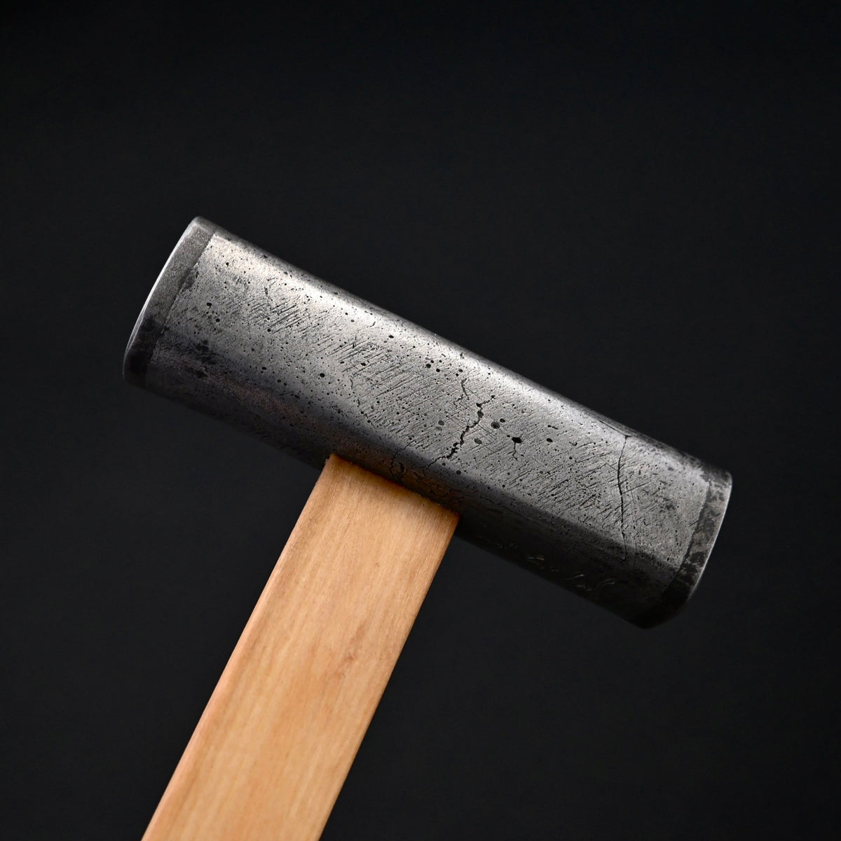 Sozen Square Hammers Damascus finish with Ushigoroshi Handle 素全 四角玄翁 ダマスカス鋼 ウシゴロシ柄入