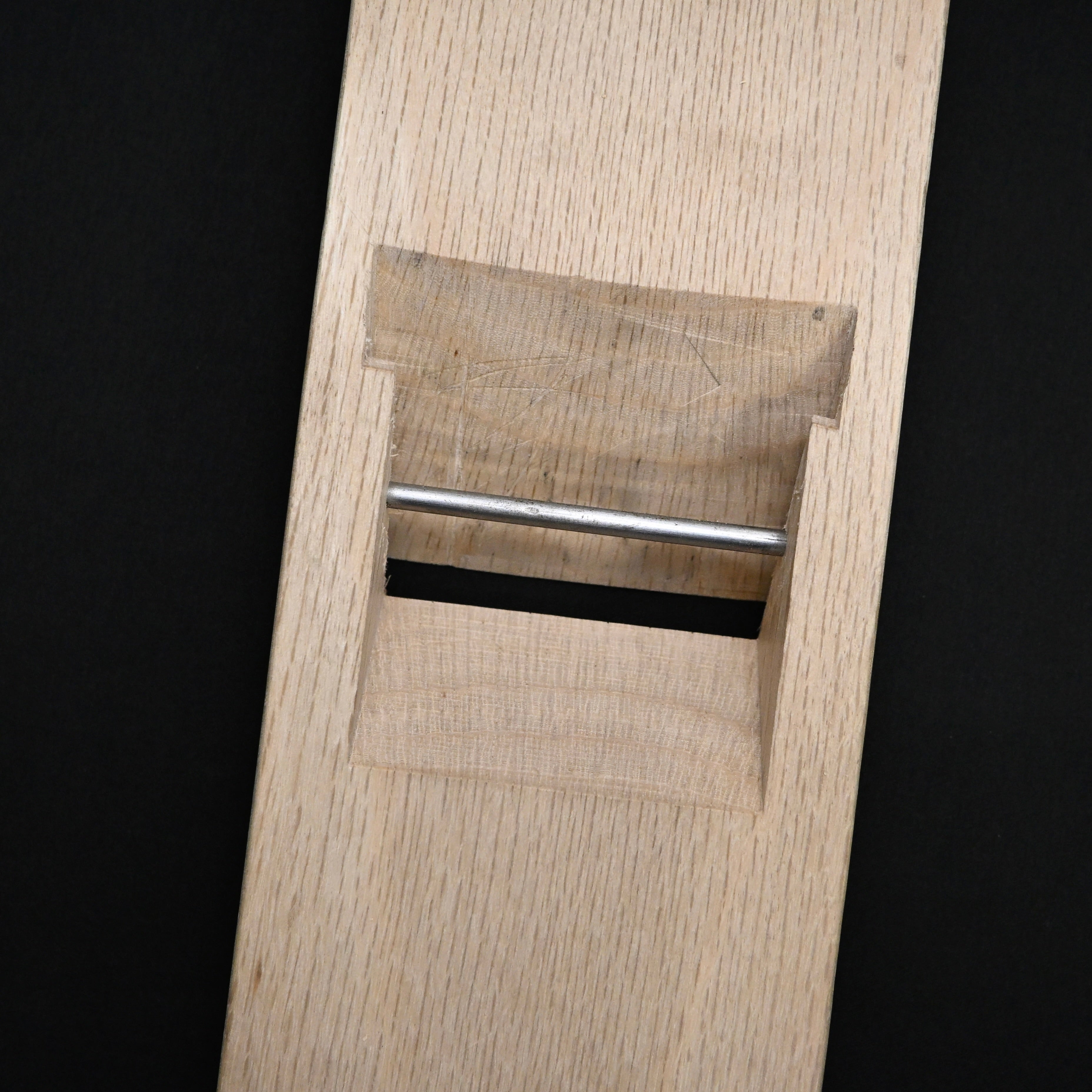 Keizaburo Smoothing Plane with Yellow steel Black Ura     圭三郎 仕上げ鉋 黄紙鋼 黒裏 70mm 新日木