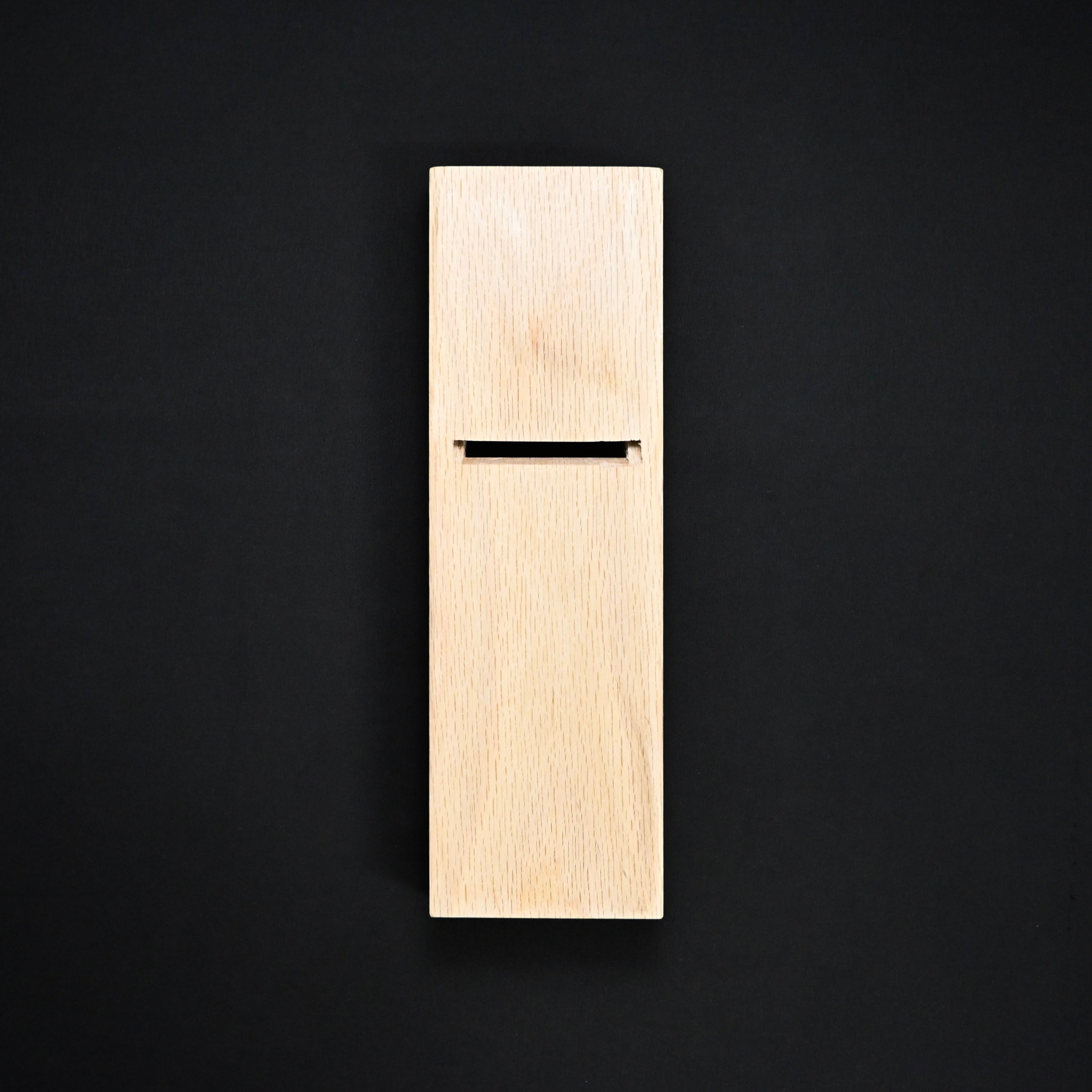Keizaburo Smoothing Plane with Yellow steel Black Ura     圭三郎 仕上げ鉋 黄紙鋼 黒裏 70mm 新日木
