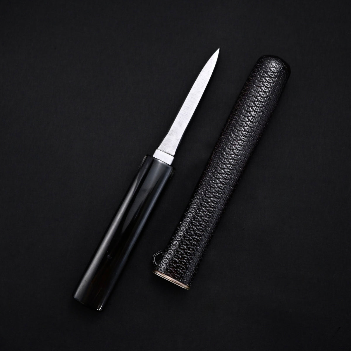 Kengata Knife Sukemaru 3rd generation  碓氷金三郎 剣型刀子「梵字 透かし」 三代目助丸作