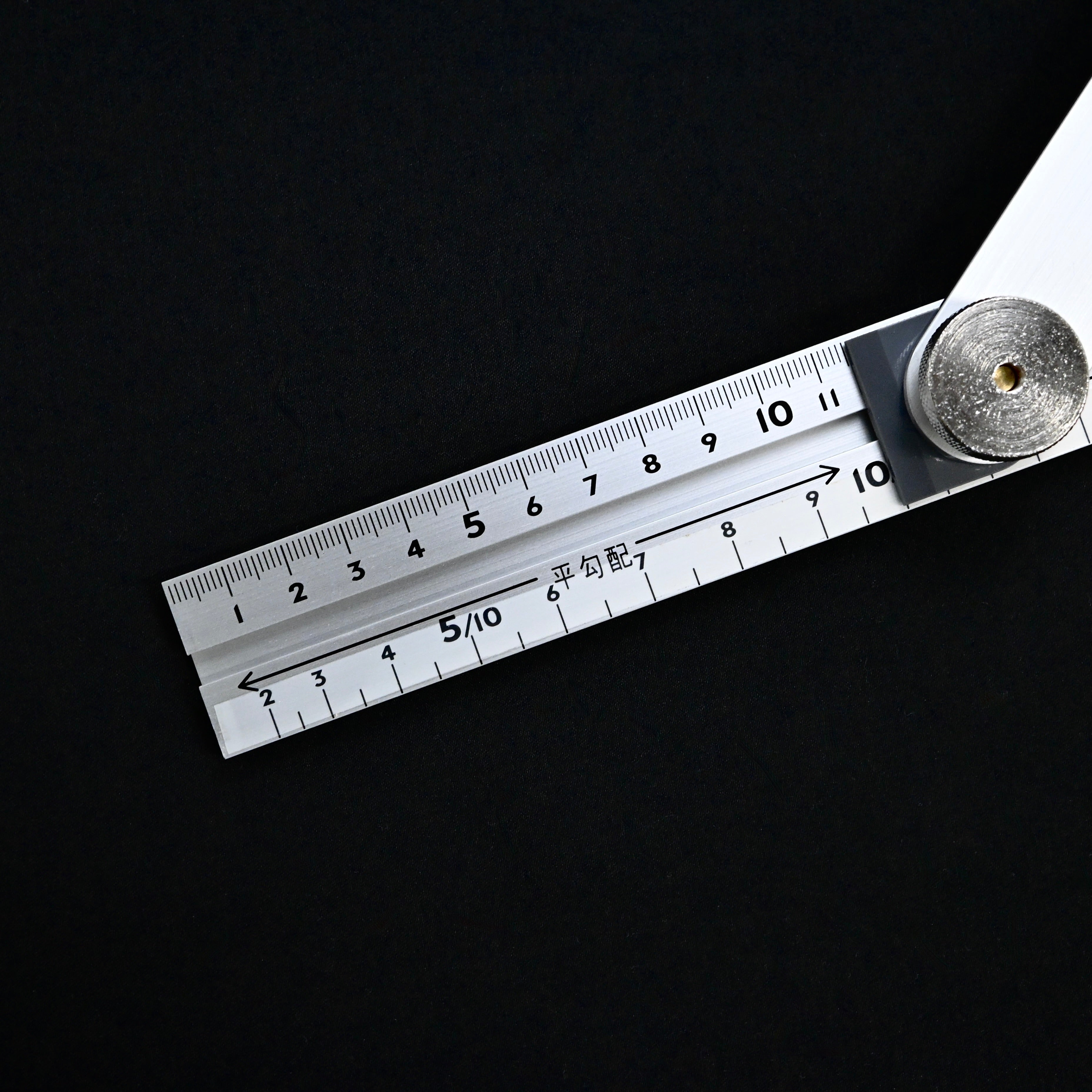 シンワ アルミ自由金 筋交付 450mm   Shinwa Aluminum Sliding BevelLocks at Set Angles and Gradients