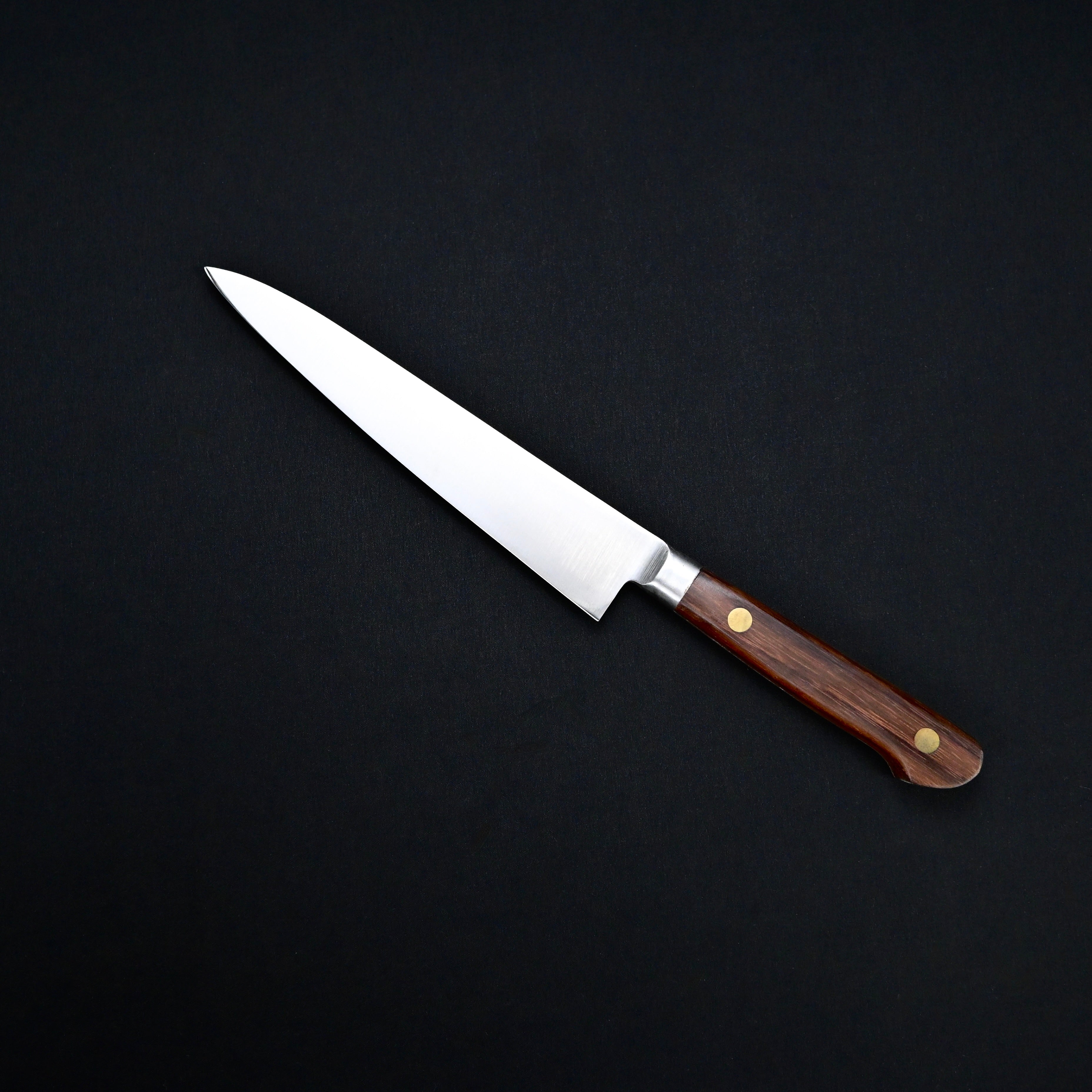 源助久 日本鋼 つば付 ペティナイフ 150mm Minamoto Sukehisa Japanese