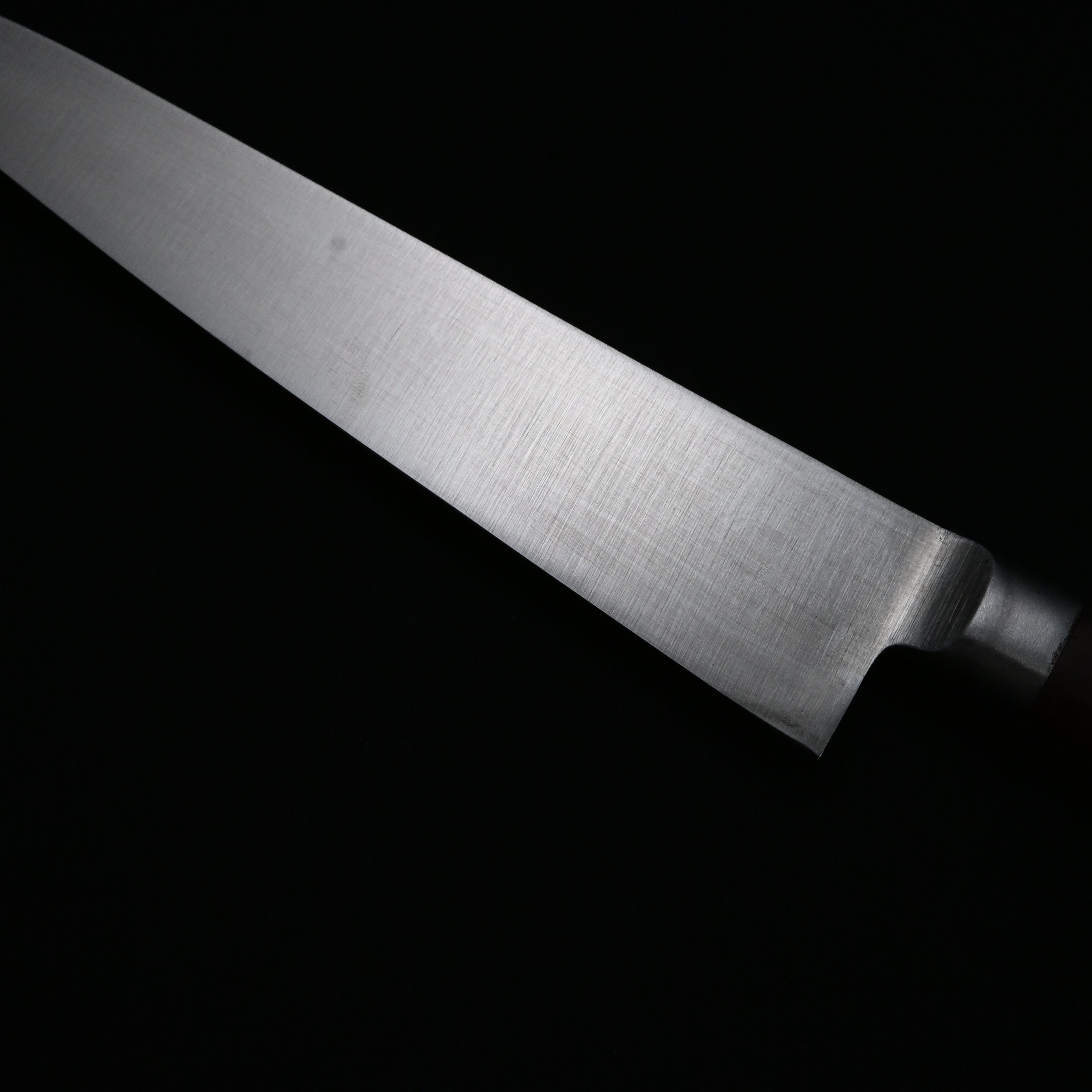 源助久 日本鋼 つば付 ペティナイフ 150mm  Minamoto Sukehisa Japanese Carbon Steel Tsubatsuki Petit Knife