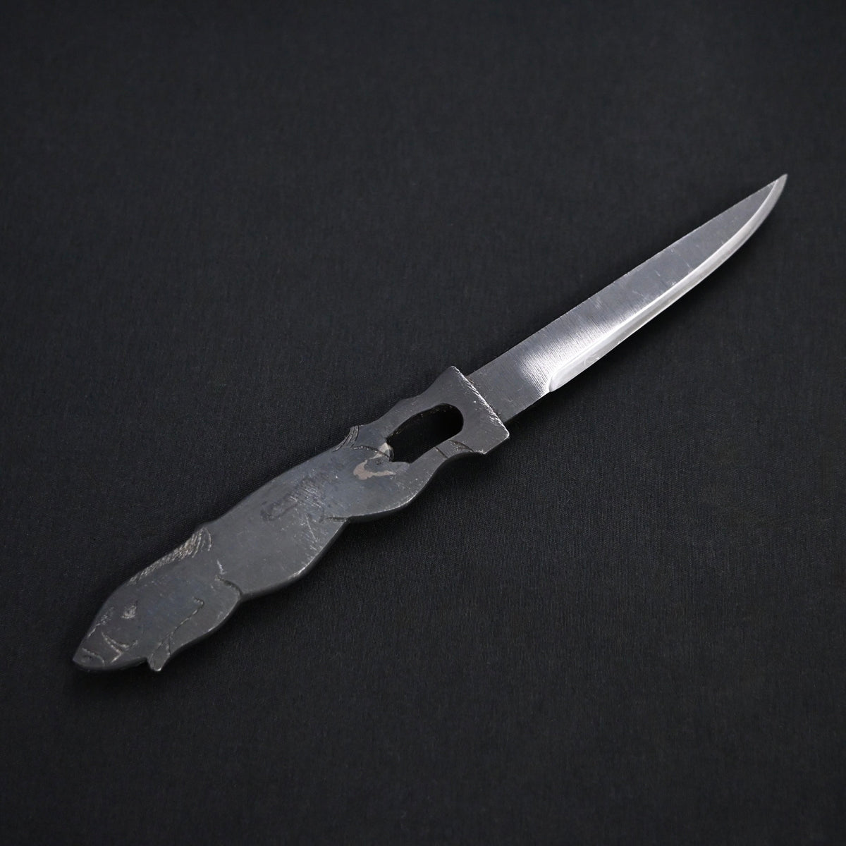 Knife-Style Kiridashi “Boar” Sukemaru 3rd generation  碓氷金三郎 ナイフ型切出し「猪」 三代目助丸作(kiridashi)