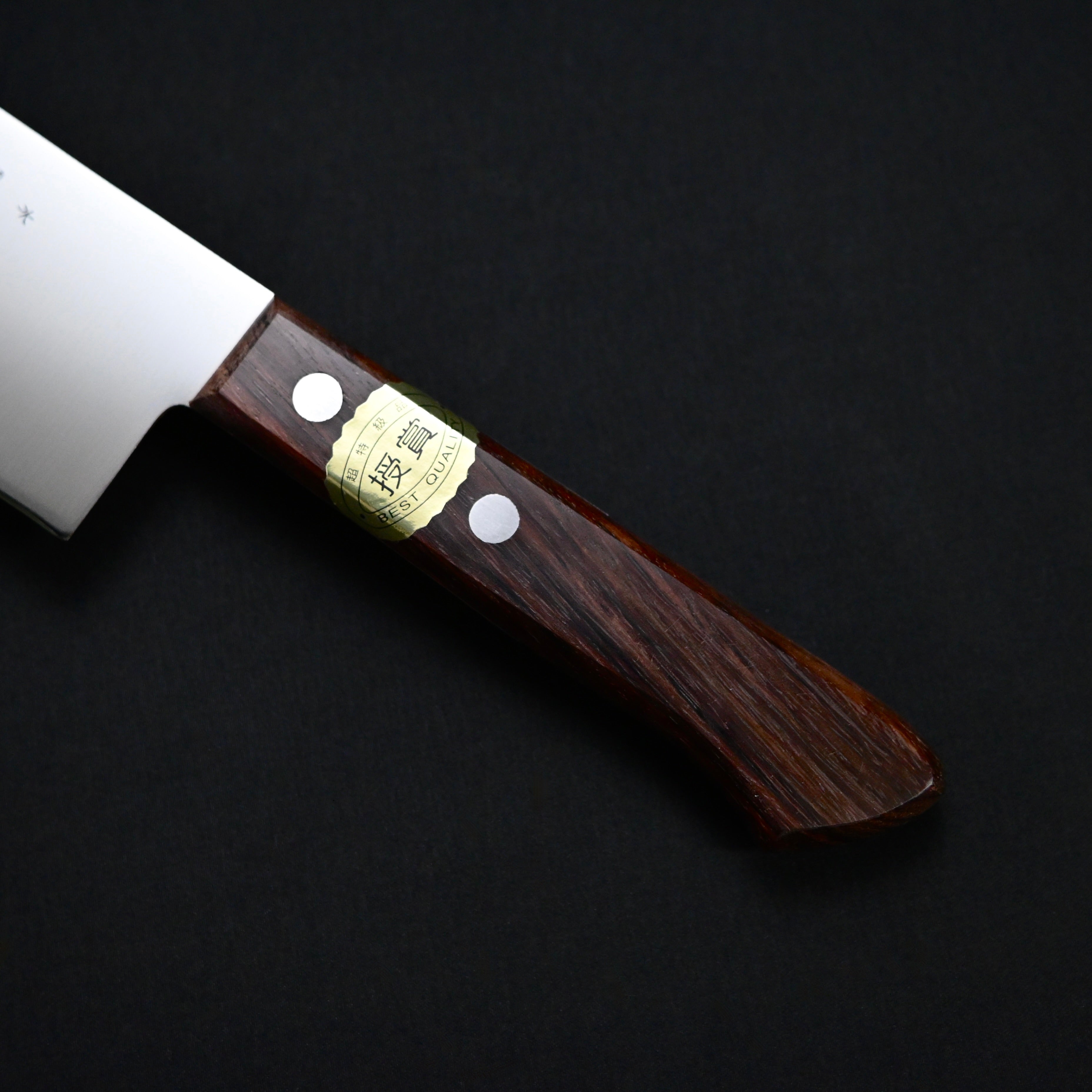 江戸菊水 ステンレス 薄刃包丁 165mm ローズ柄     Edo Kikusui Stainless Steel Usuba Knife