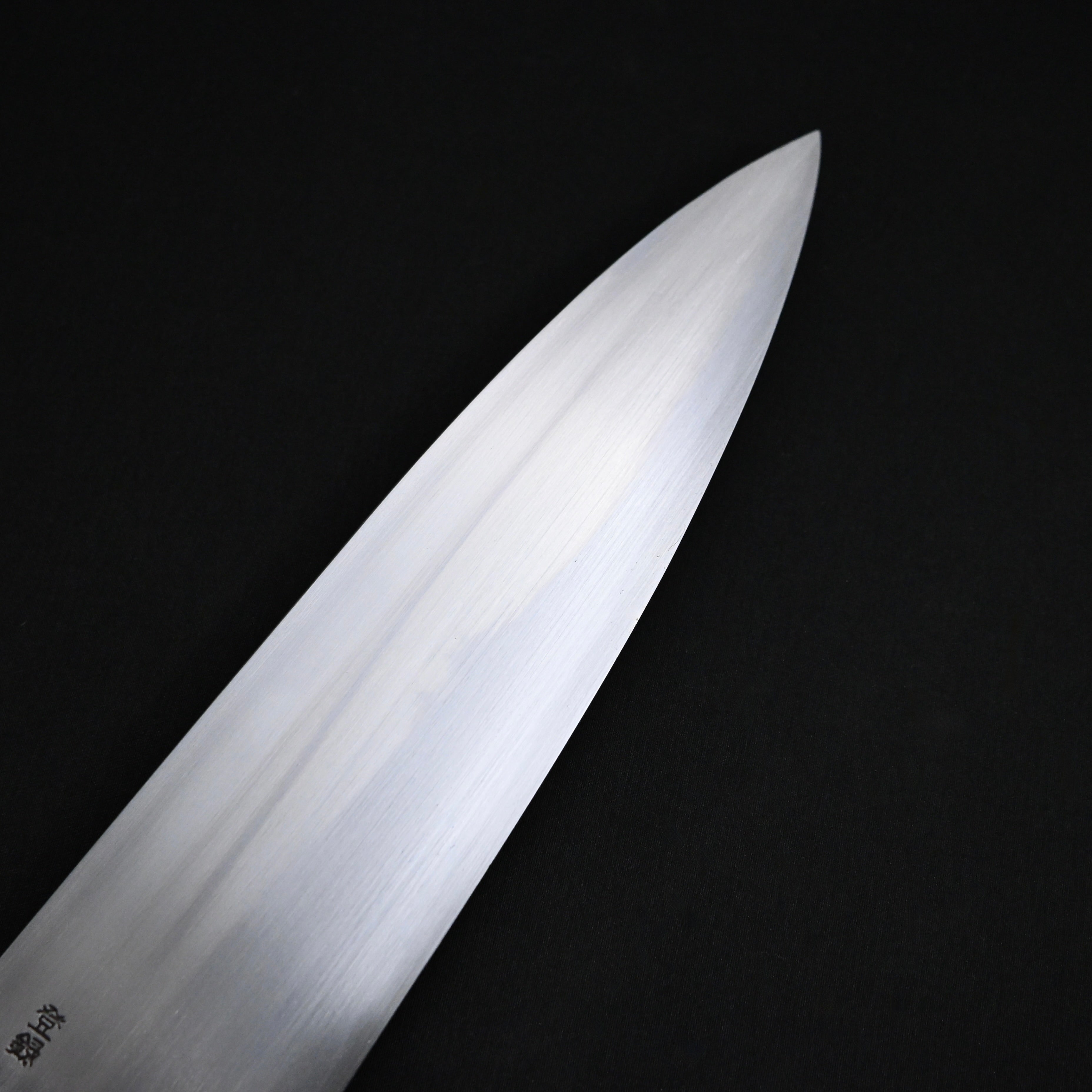Shigefusa Kasumi Western Handle Gyuto With brim 240mm　重房作 霞 牛刀 西洋型 ツバ付 240mm