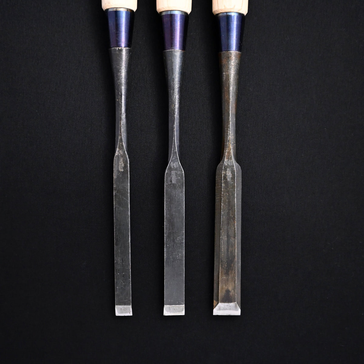 是重 薄鑿 白紙鋼    Korishige Paring chisels with white steel