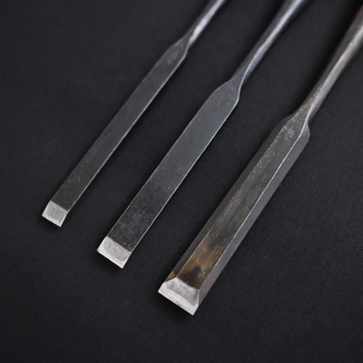 是重 薄鑿 白紙鋼    Korishige Paring chisels with white steel
