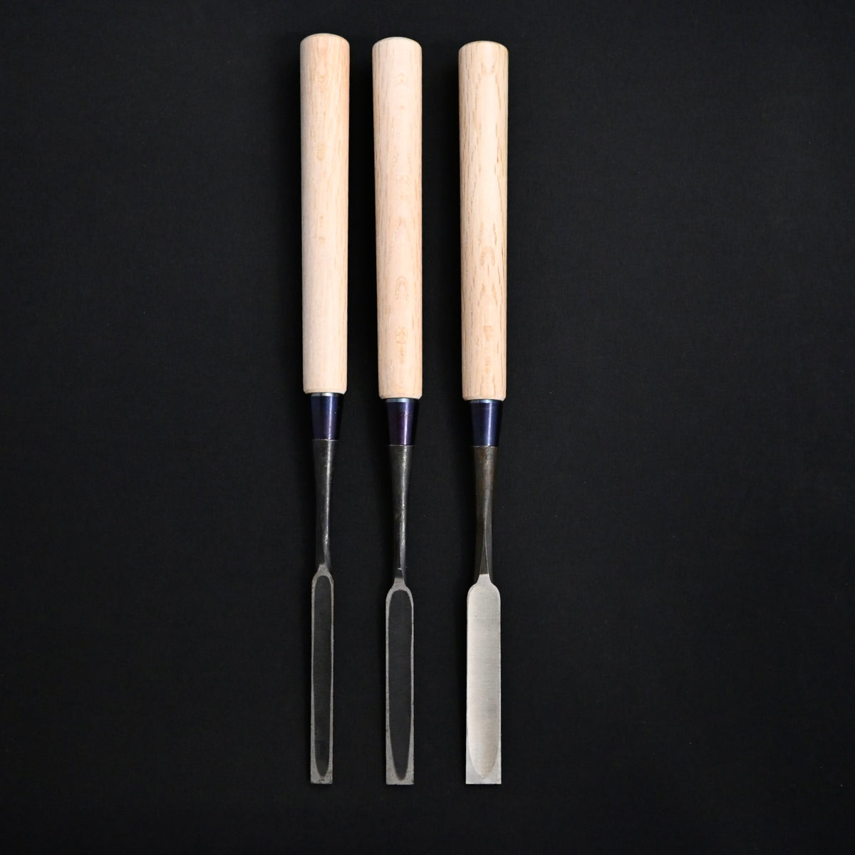 是重 薄鑿 白紙鋼    Korishige Paring chisels with white steel