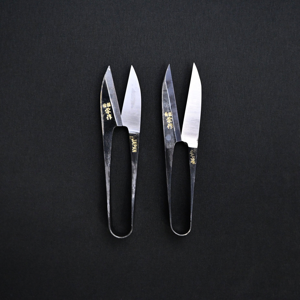 Ryosaku Handmade Japanese Grip Scissors long blade 荣作 握り鋏 手作り 長刃