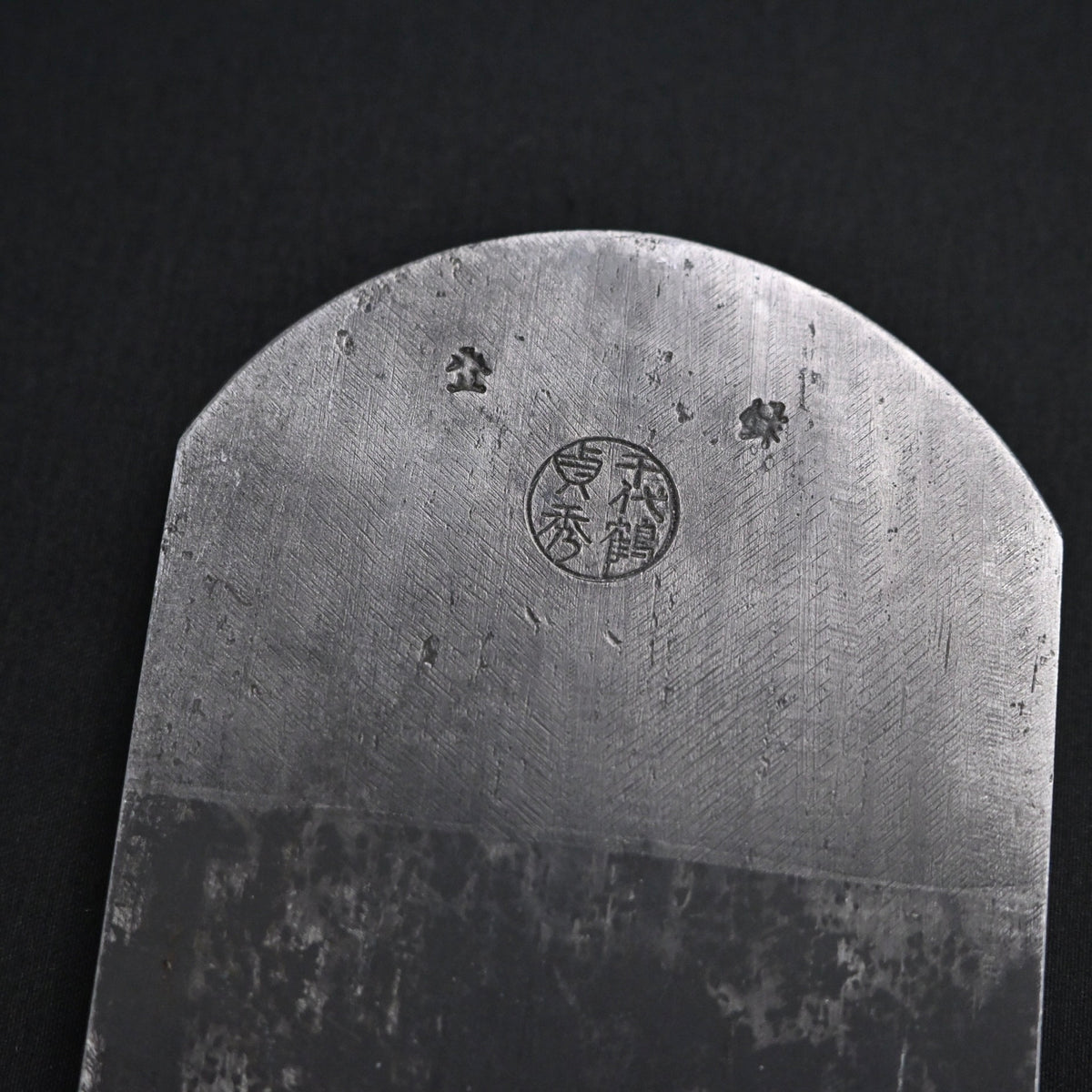 Old stock Rankiku Smoothing Plane (Kanna) by Chiyotsuru Sadahide 2nd generation 掘出し物 二代目千代鶴貞秀 仕上げ鉋 乱菊 70mm
