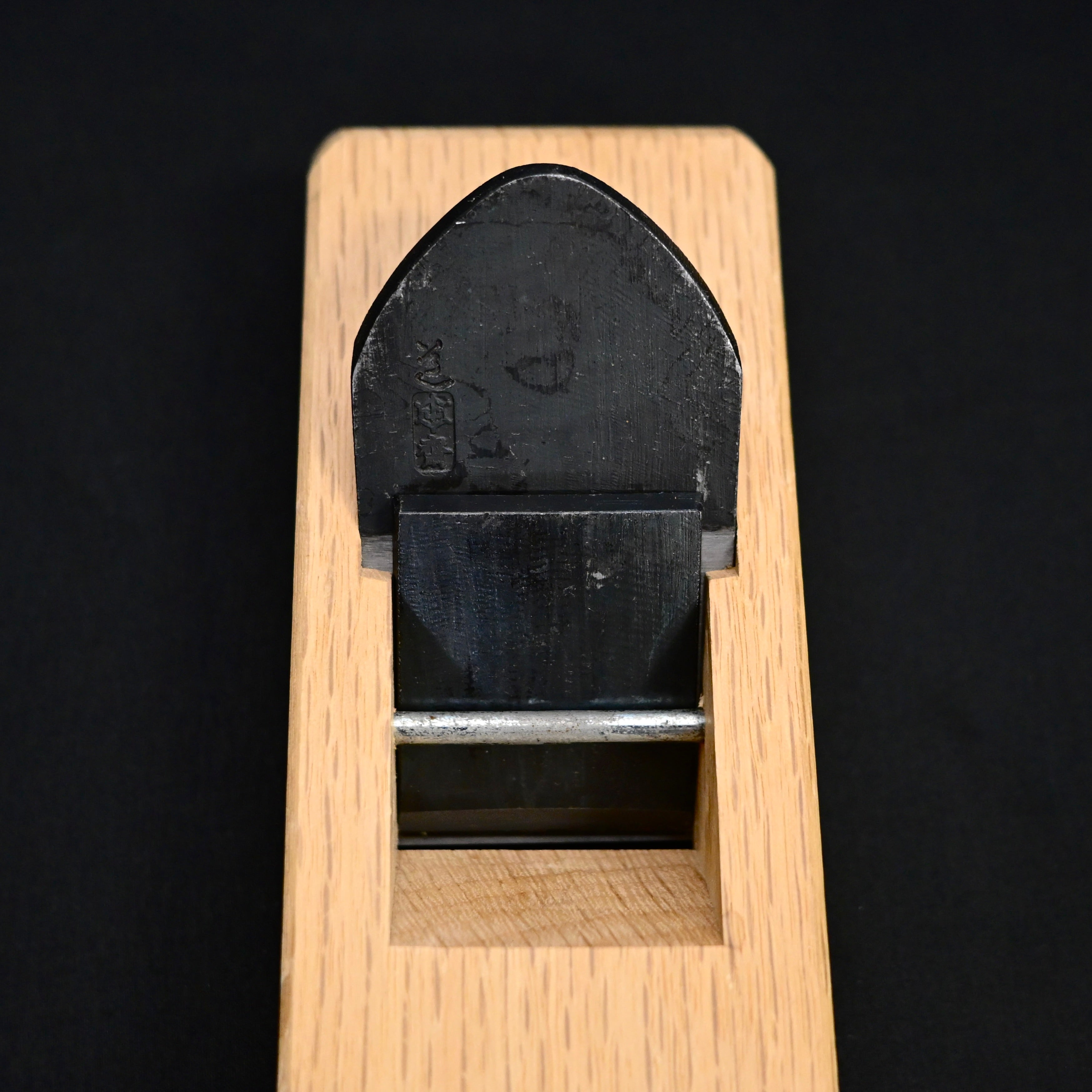 Tasai  Mini Flat Plane black Kasumi finish with Blue steel  mamehira kanna  田斎作 黒霞仕上 豆平鉋 42mm