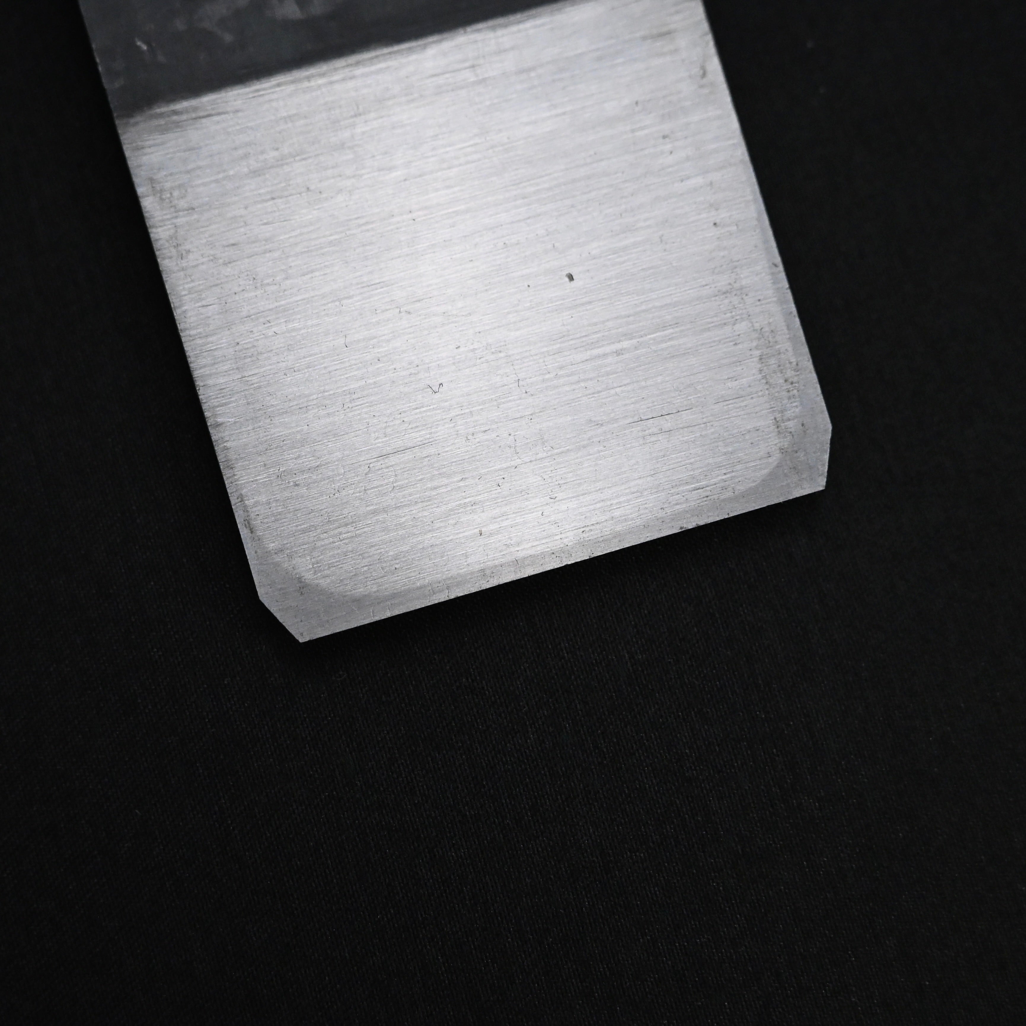 Tasai  Mini Flat Plane black Kasumi finish with Blue steel  mamehira kanna  田斎作 黒霞仕上 豆平鉋 42mm