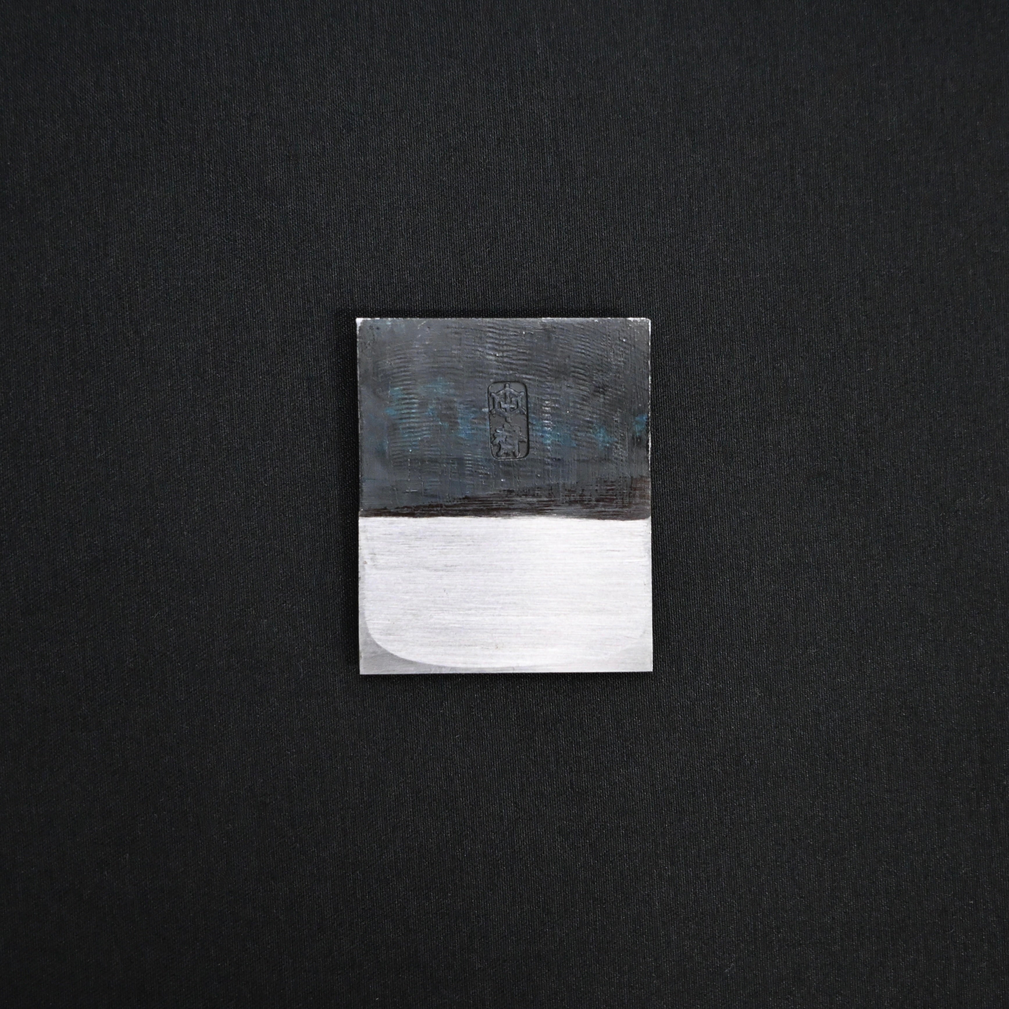 Tasai  Mini Flat Plane black Kasumi finish with Blue steel  mamehira kanna  田斎作 黒霞仕上 豆平鉋 42mm