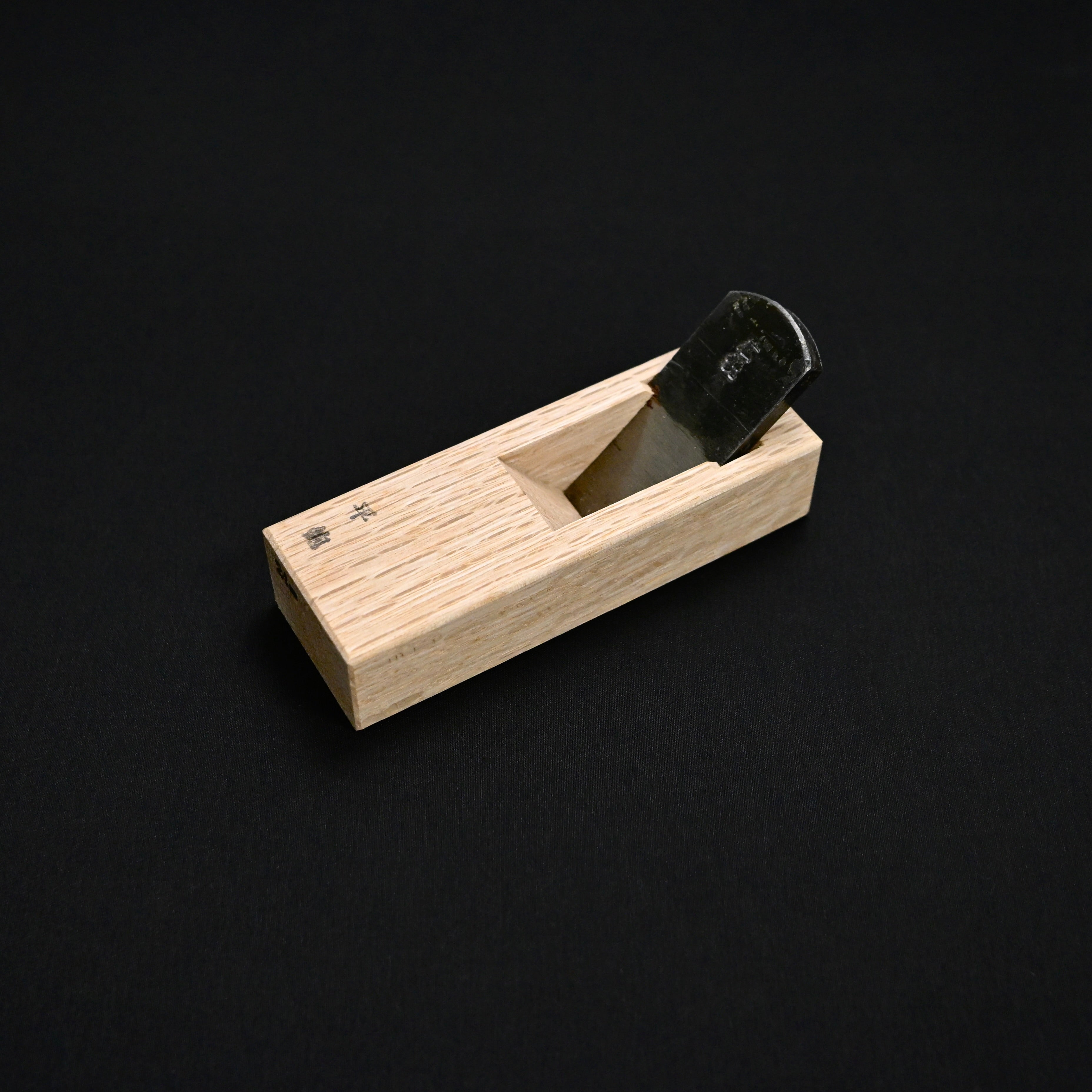 Old stock Kouetsu Mini Plane set (x9 planes) with White steel    掘出し物 広悦 細工組鉋 24mm (九本組)