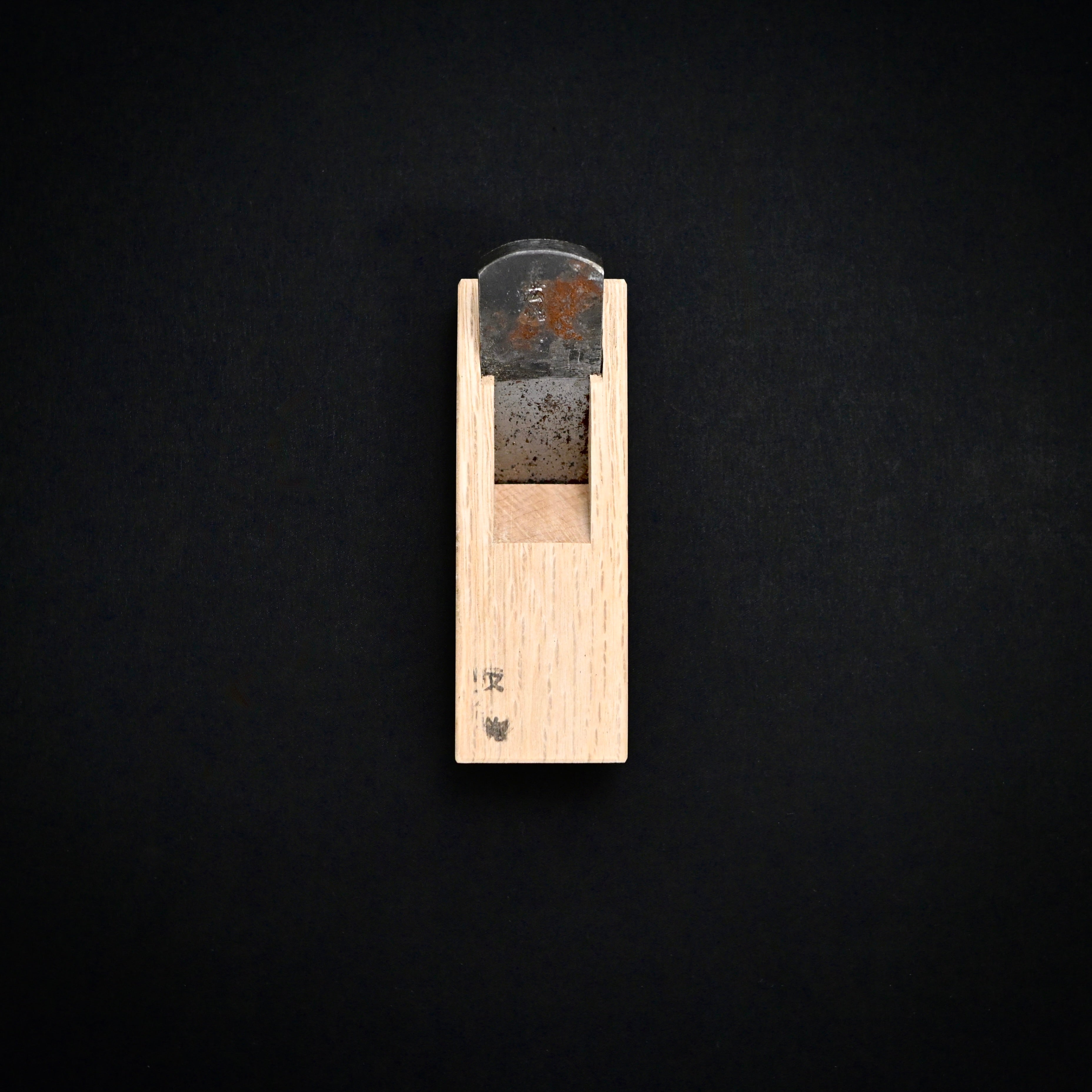 Old stock Kouetsu Mini Plane set (x9 planes) with White steel    掘出し物 広悦 細工組鉋 24mm (九本組)