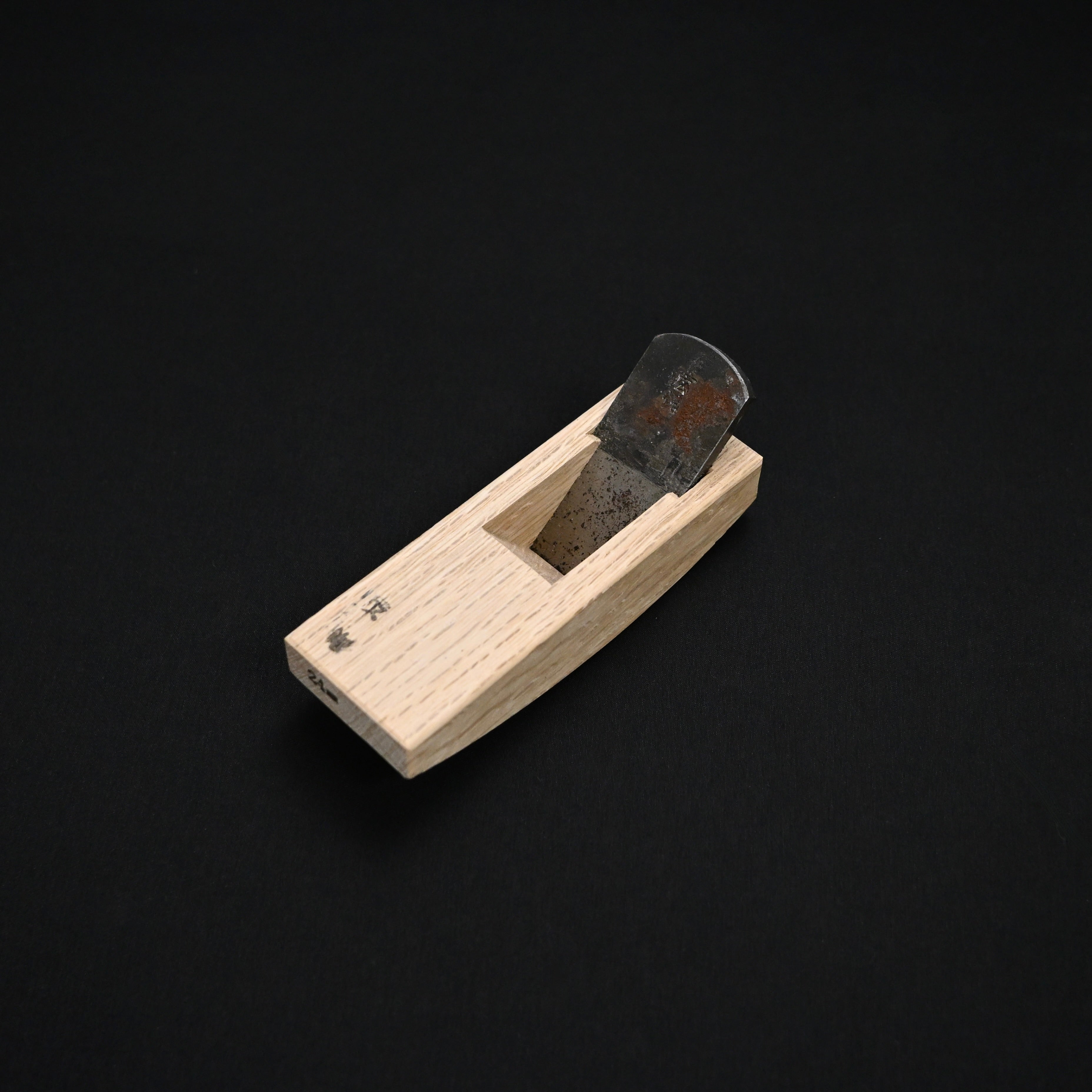Old stock Kouetsu Mini Plane set (x9 planes) with White steel    掘出し物 広悦 細工組鉋 24mm (九本組)