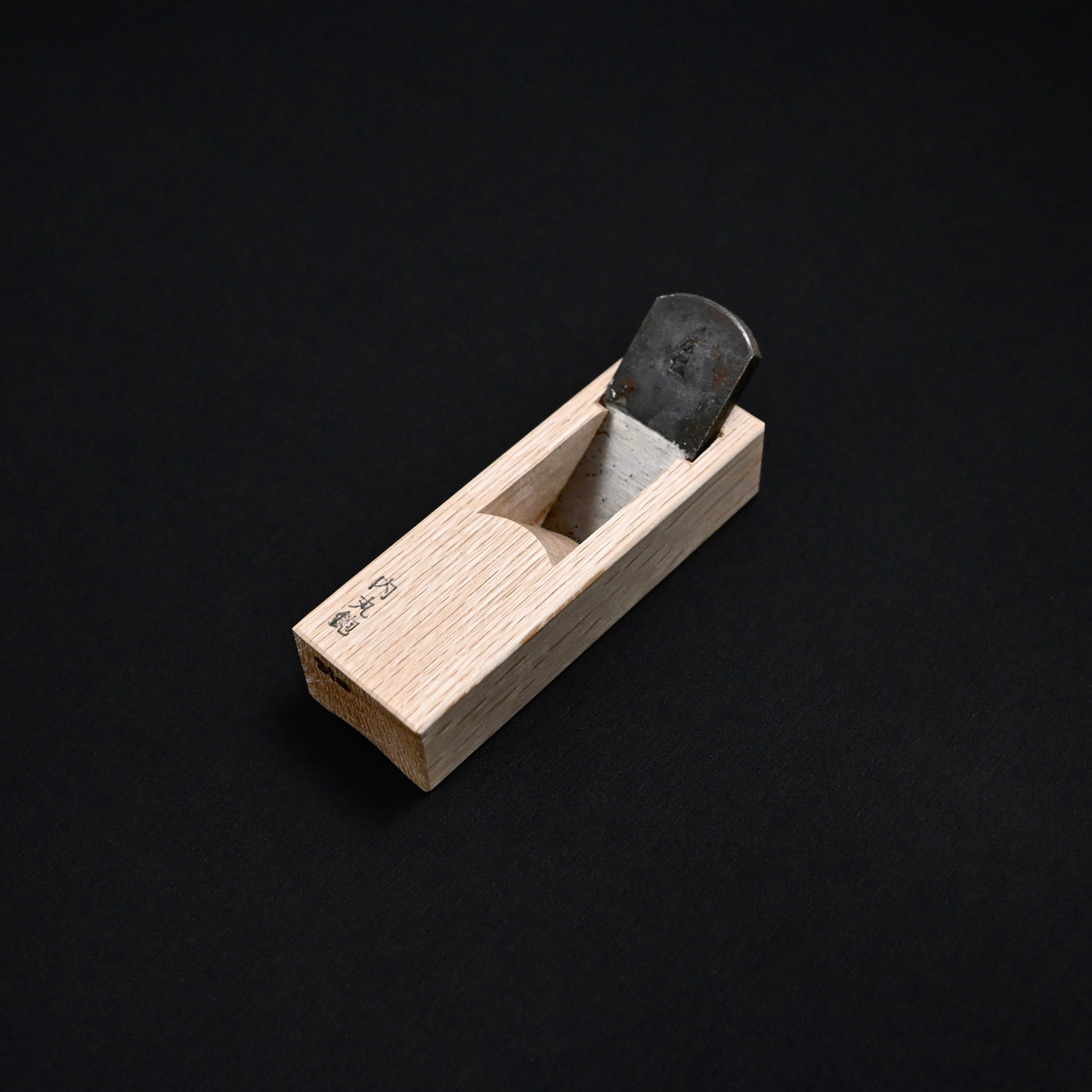 Old stock Kouetsu Mini Plane set (x9 planes) with White steel    掘出し物 広悦 細工組鉋 24mm (九本組)