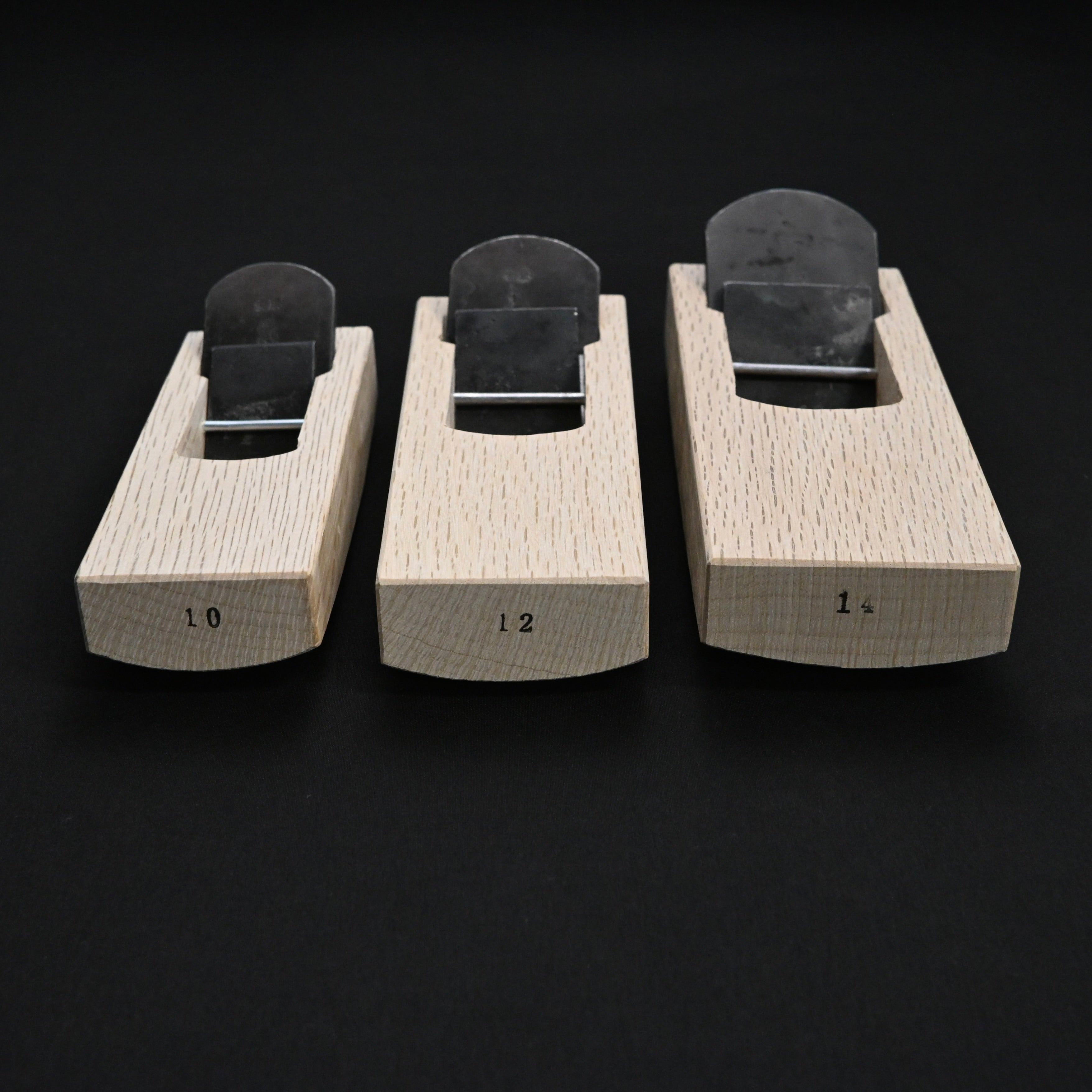 Kouetsu Spoon bottom plane (Shihosori-Kanna) with Blue steel  侊悦 四方反鉋 青紙鋼 裏金付