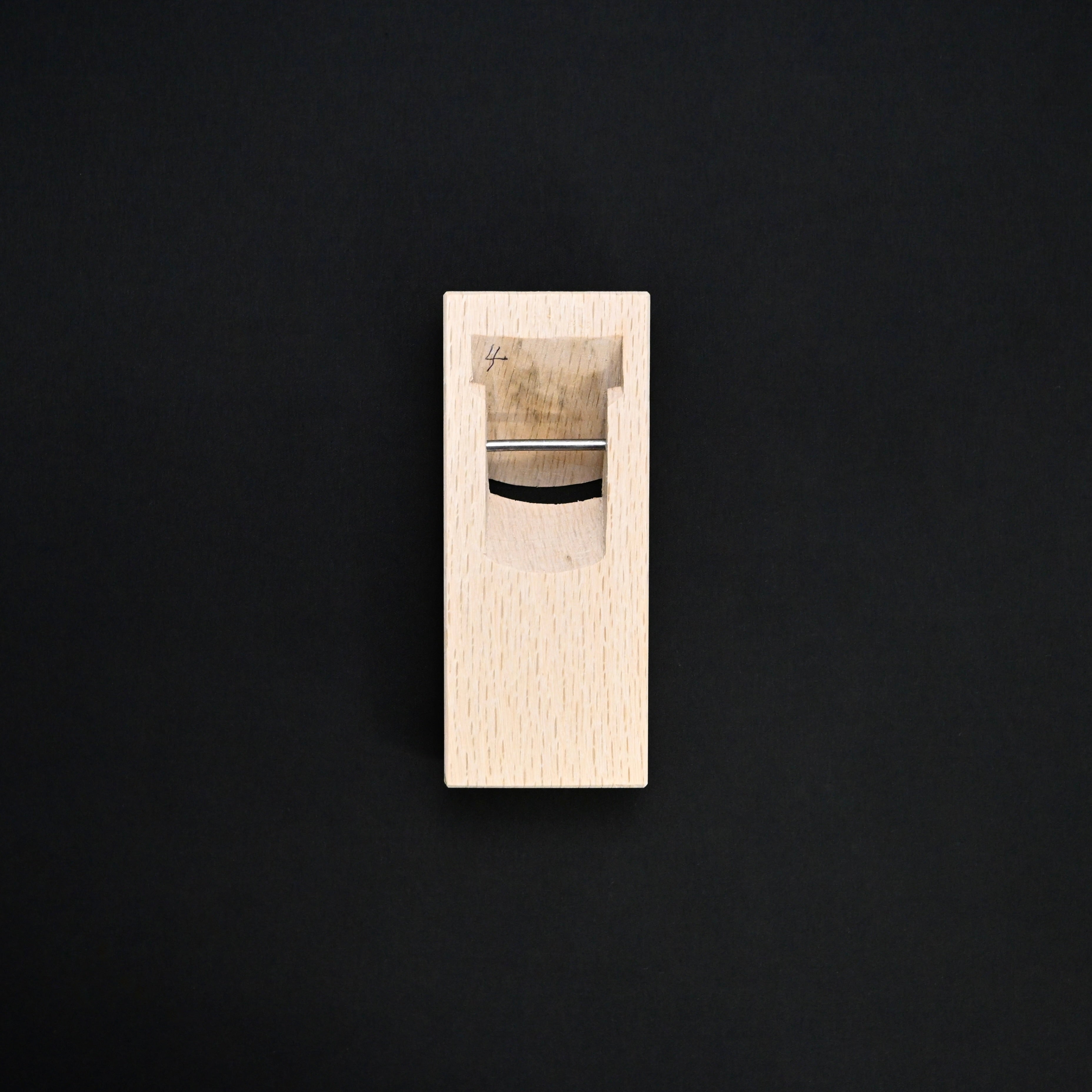 Kouetsu Spoon bottom plane (Shihosori-Kanna) with Blue steel  侊悦 四方反鉋 青紙鋼 裏金付