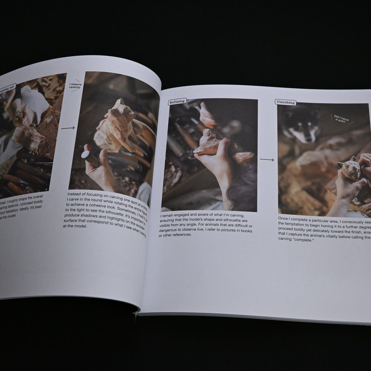 A Beginner's Guide to Animal Woodcarving 『はじめての木彫りどうぶつ手習い帖』（雷鳥社刊）英訳版