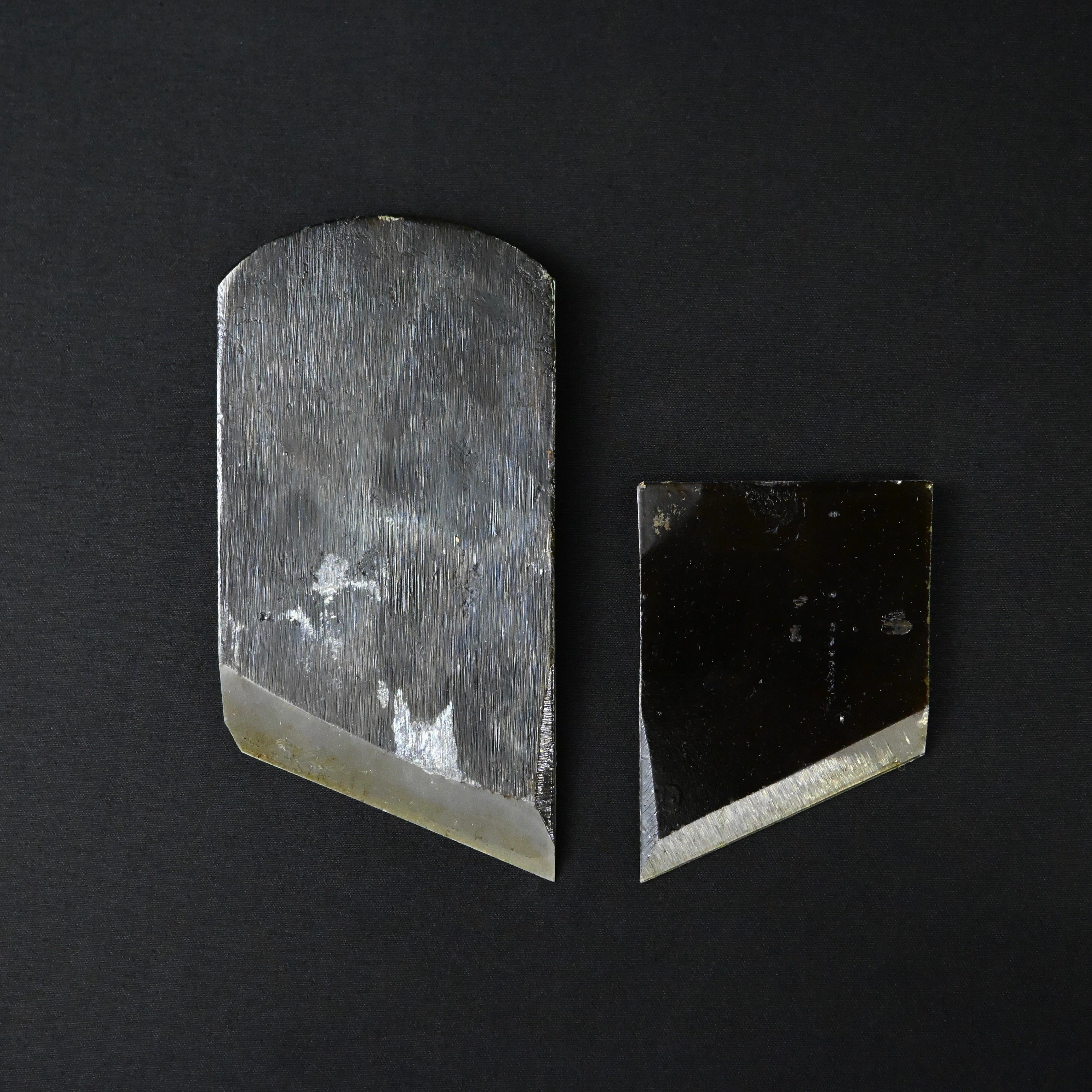 Old stock Etsuei Rabbet Plane with Blue steel      掘り出し物 侊英 際鉋 青紙鋼