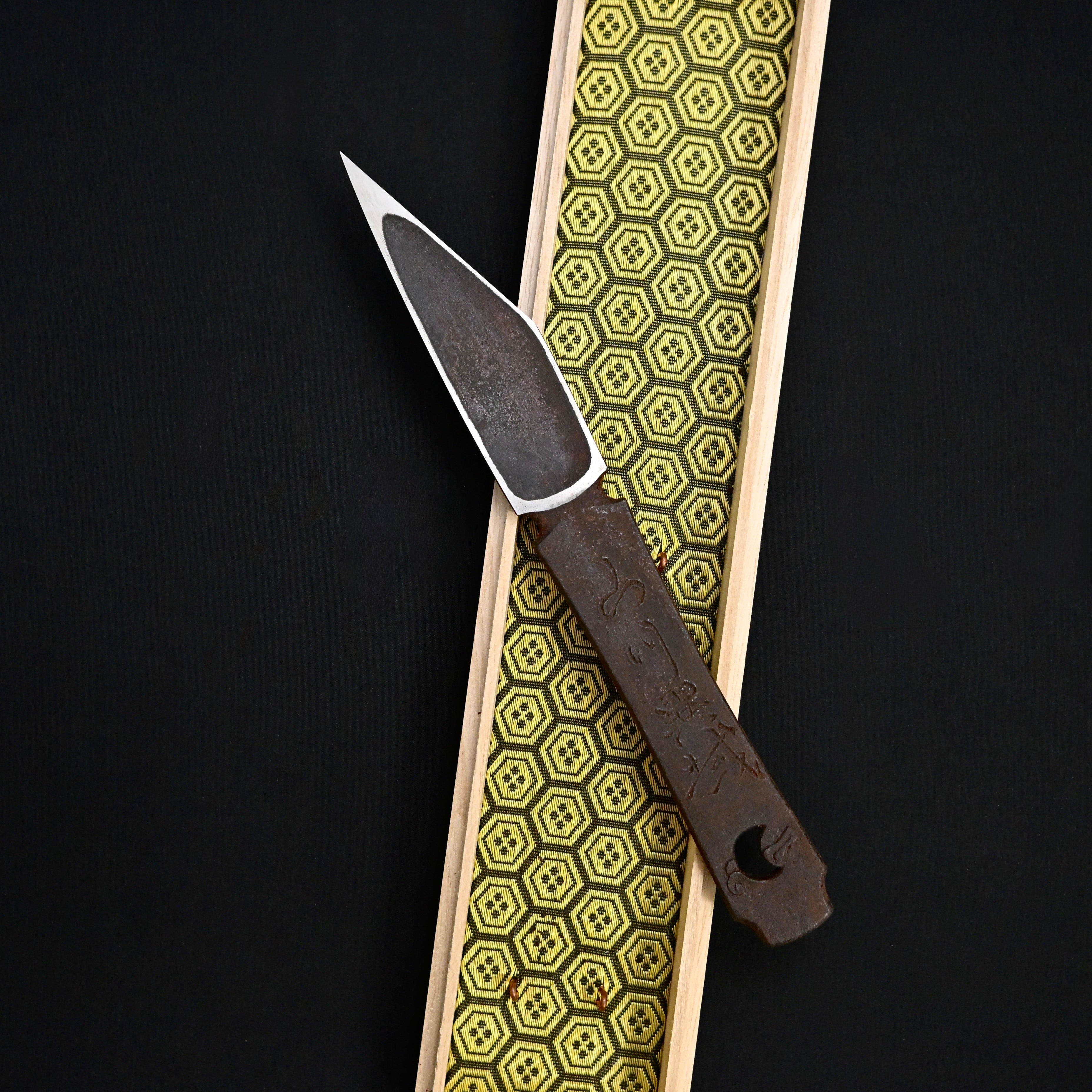 Sansen Iiki-Hirotsugu Left hand Kiridashi by Sozen Carving  山川異域 廣貢 素全作 切出し小刀 左 24mm