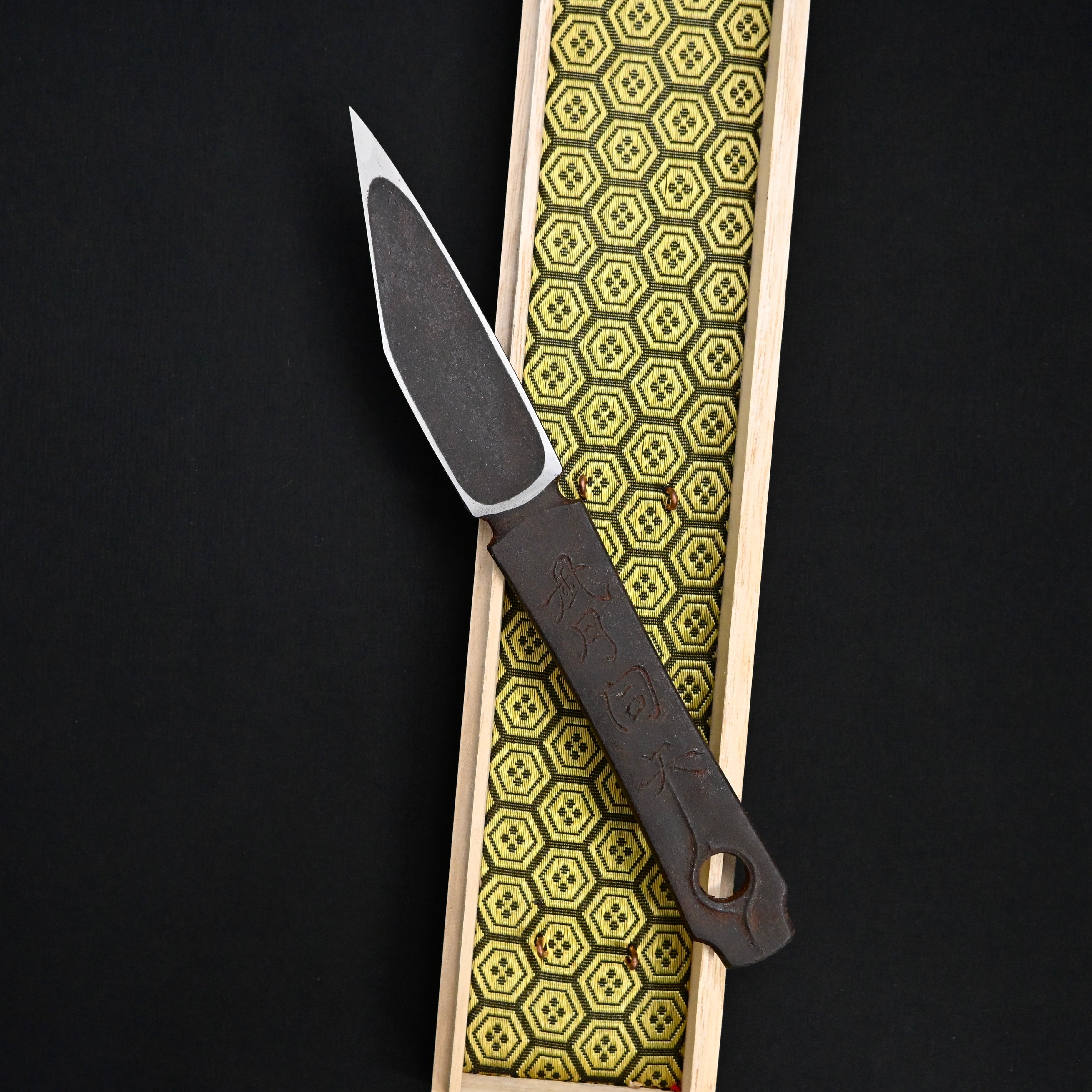 Fugetsudouten-Hirotsugu Right hand Kiridashi by Sozen  Carving  風月同天 廣貢 素全作  切出し小刀 右 24mm