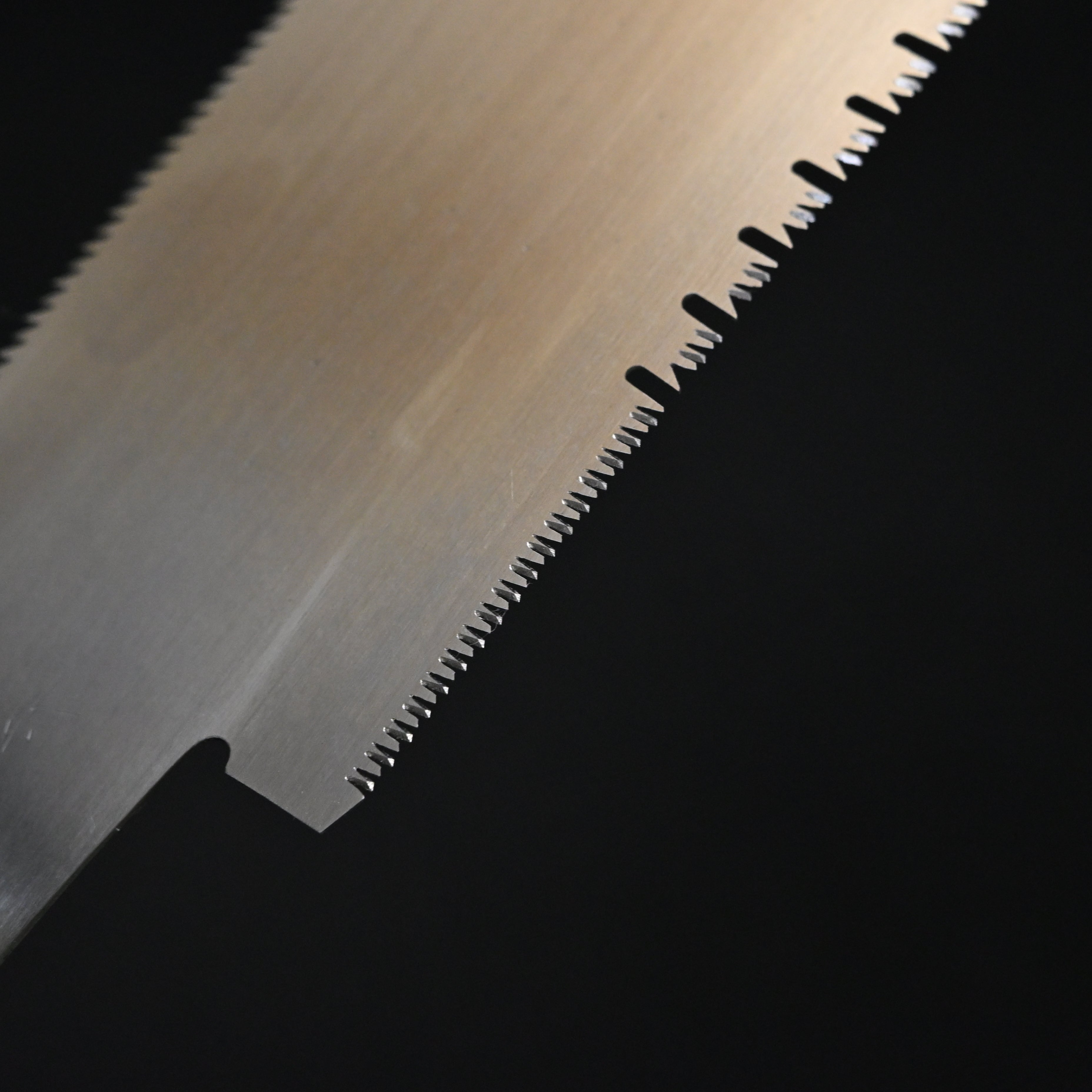 #220  Nagakatsu Double Edge Saw Eddy Type Handles set by Kurashige For HardWood 渦巻き柄 両刃鋸 210mm 広葉材用