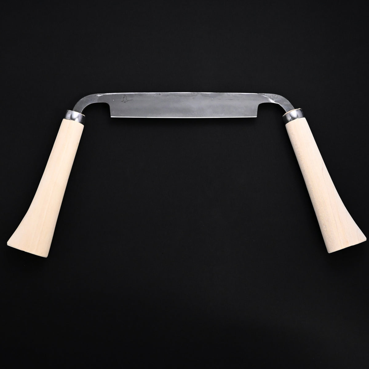 #2 Hinadori Sen Woodworking Drawknife Blue Steel  by Nitadori   似鳥作 雛鳥 木工用銑 青紙鋼 (#2)