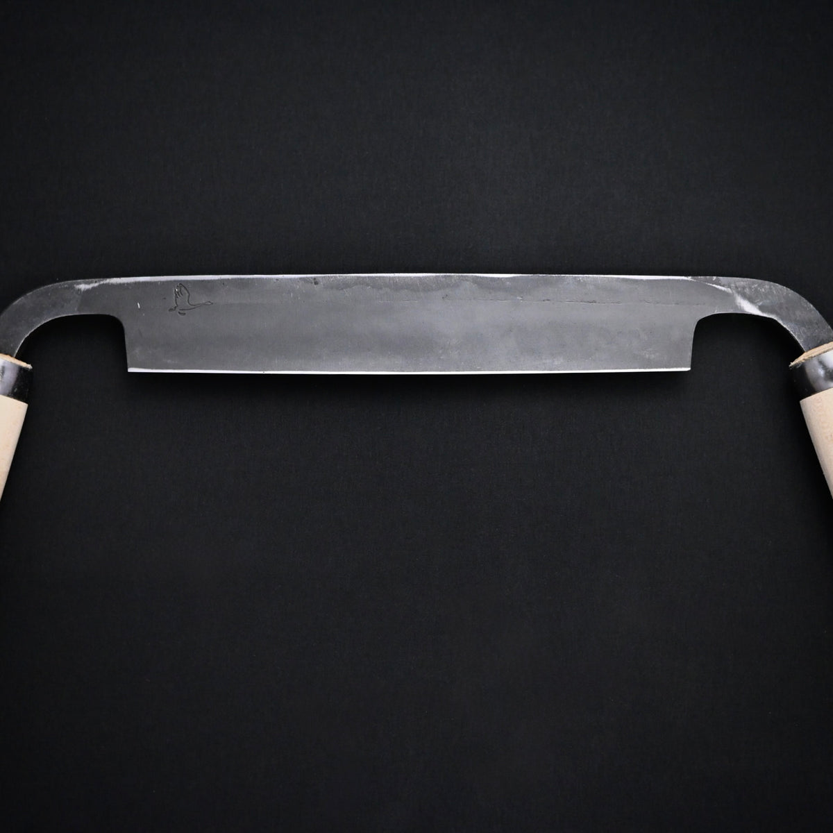#2 Hinadori Sen Woodworking Drawknife Blue Steel  by Nitadori   似鳥作 雛鳥 木工用銑 青紙鋼 (#2)