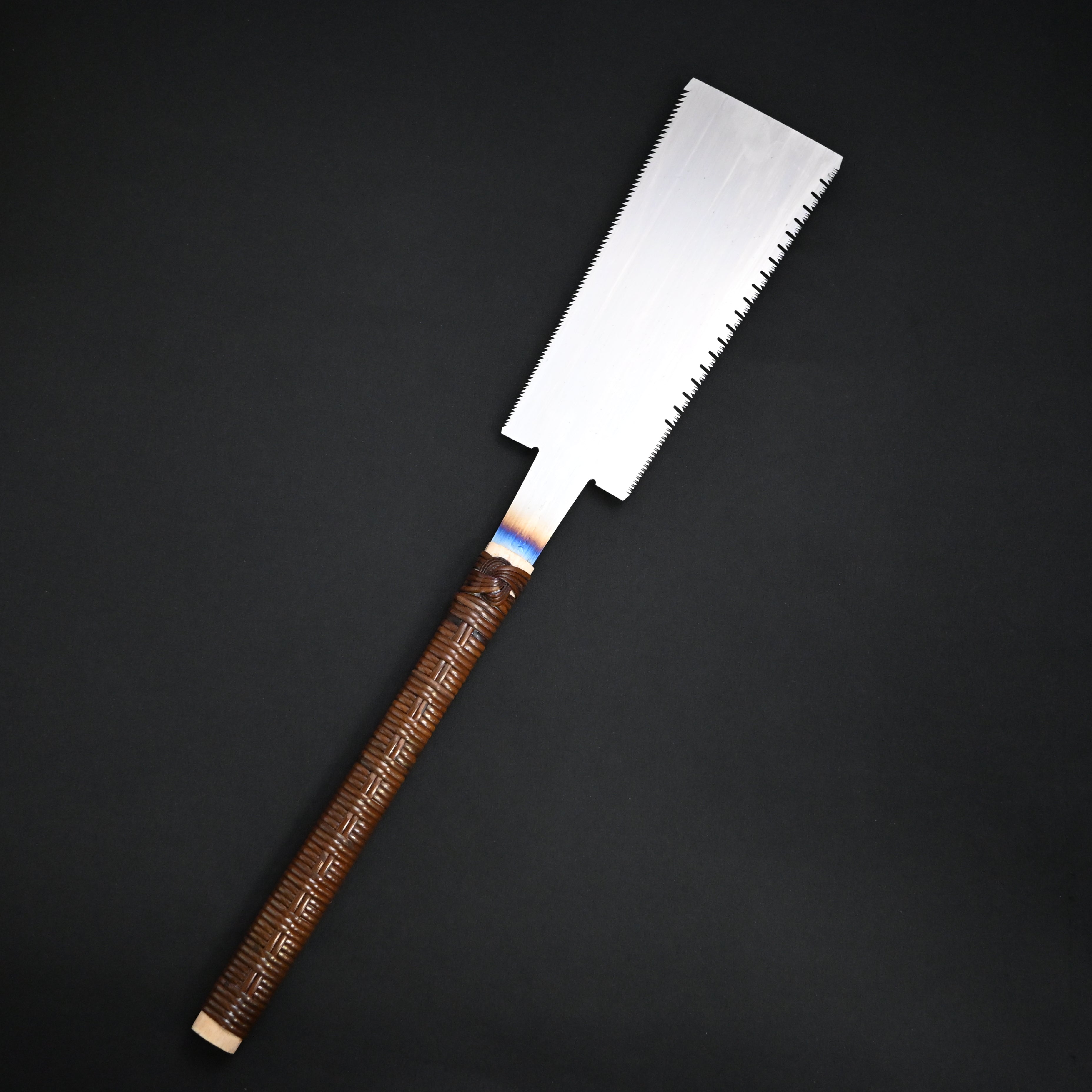 宮野鉄之助作 両刃鋸 240mm 長勝鋸目立 広葉材用  Rare stock Miyano Tetsunosuke Double Edge (Ryoba) Hand Made Saw by  Nagakatsu for Hard wood