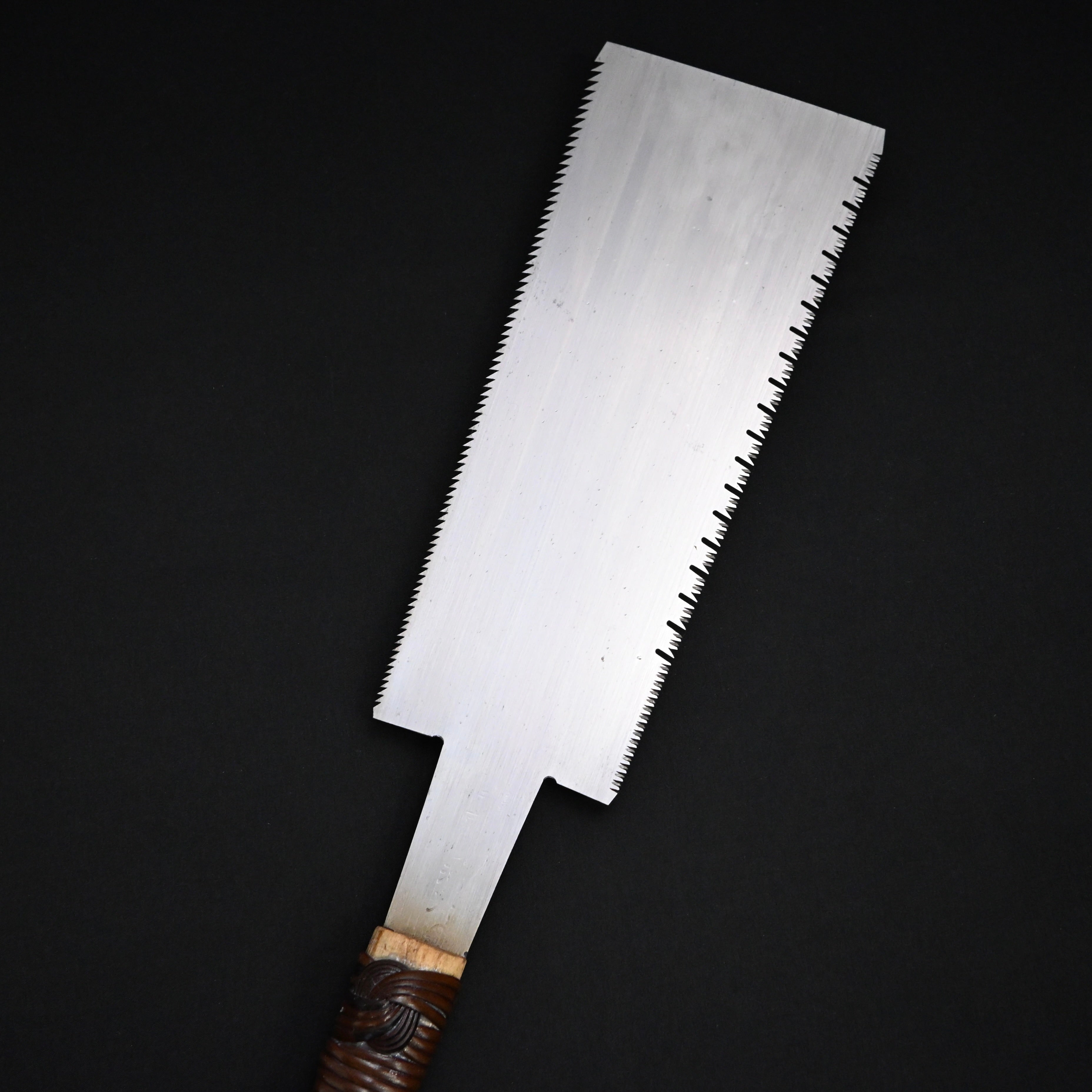 宮野鉄之助作 両刃鋸 240mm 長勝鋸目立 針葉材用  Rare stock Miyano Tetsunosuke Double Edge (Ryoba) Hand Made Saw by  Nagakatsu for Soft wood