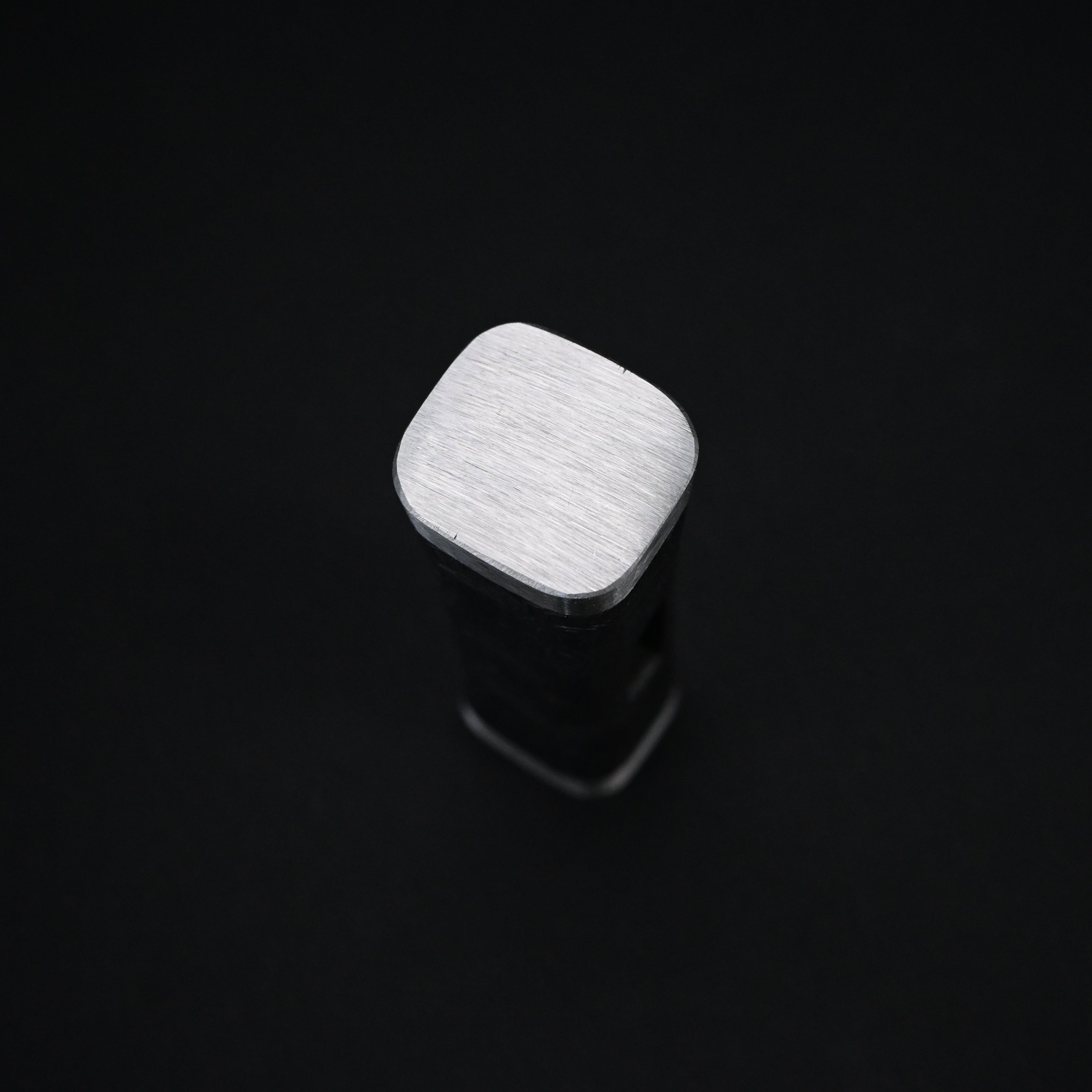 道心斎正行 鋼付四角玄翁 黒木目 100匁   Old stock Masatsura Damascus Hand made Pasting steel  Square Hammers