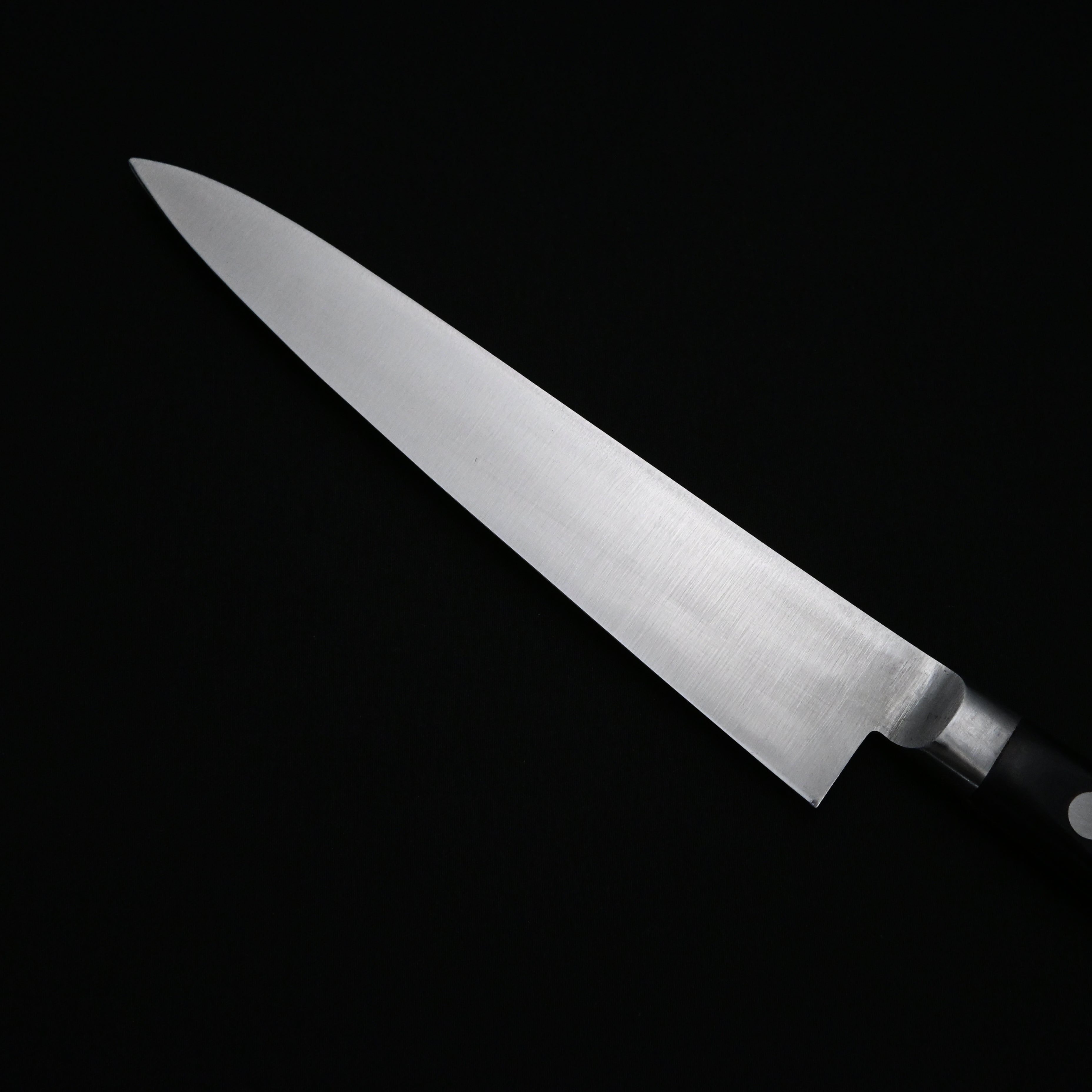 #2源助久 日本鋼 つば付 ペティナイフ 150mm  Minamoto Sukehisa Japanese Carbon Steel Tsubatsuki Petit Knife
