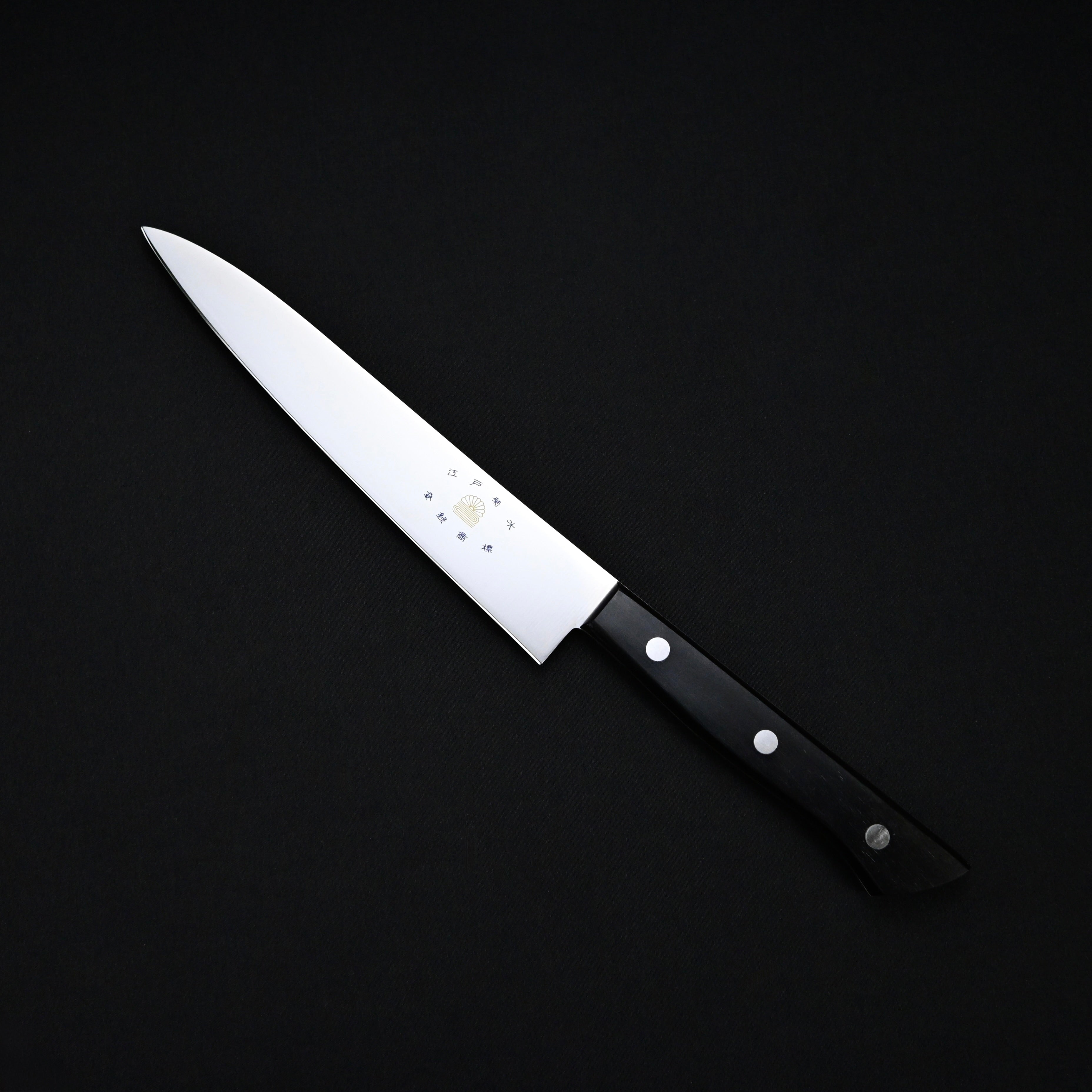 江戸菊水 ステンレス ペティ 150mm ローズ柄     Edo Kikusui Stainless Steel Petit Knife