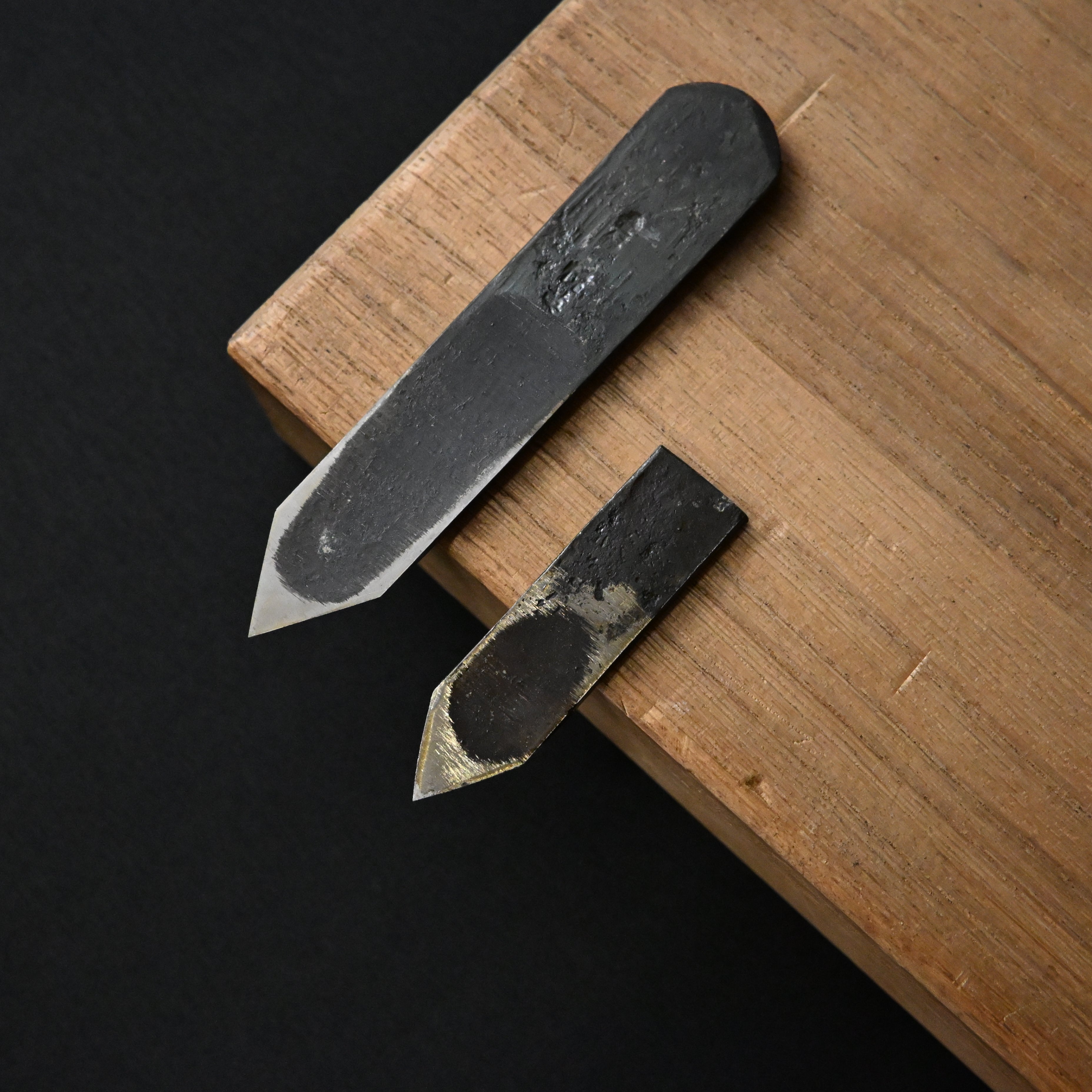 掘出し物 悦英 剣鉋 #1 Old stock Etsuei Ken Plane (V-groove plane)