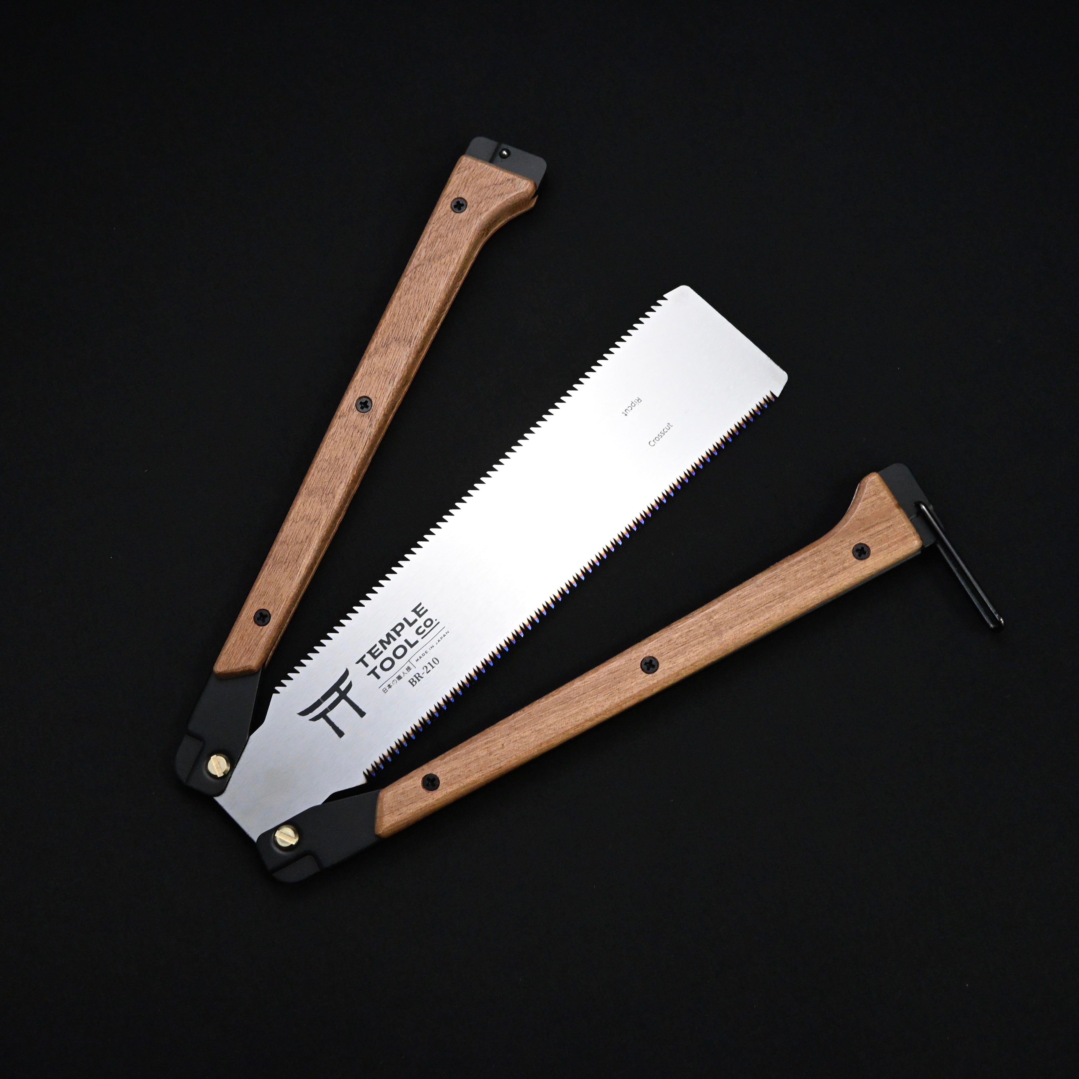 Temple Tool The Folding "Butterfly Saw" Double-Edge  テンプルツール バタフライソー 両刃鋸  210mm