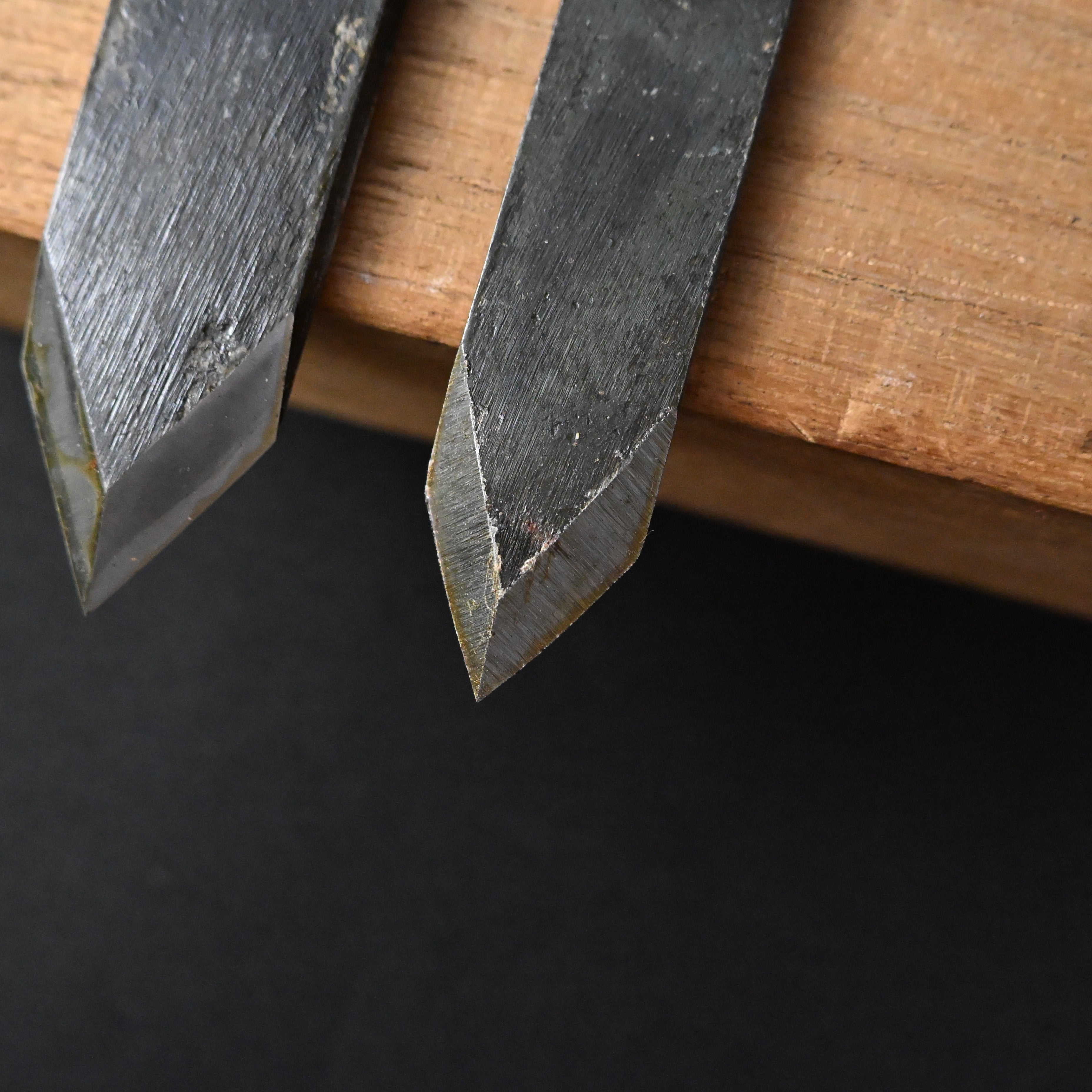 掘出し物 悦英 剣鉋 #1 Old stock Etsuei Ken Plane (V-groove plane)