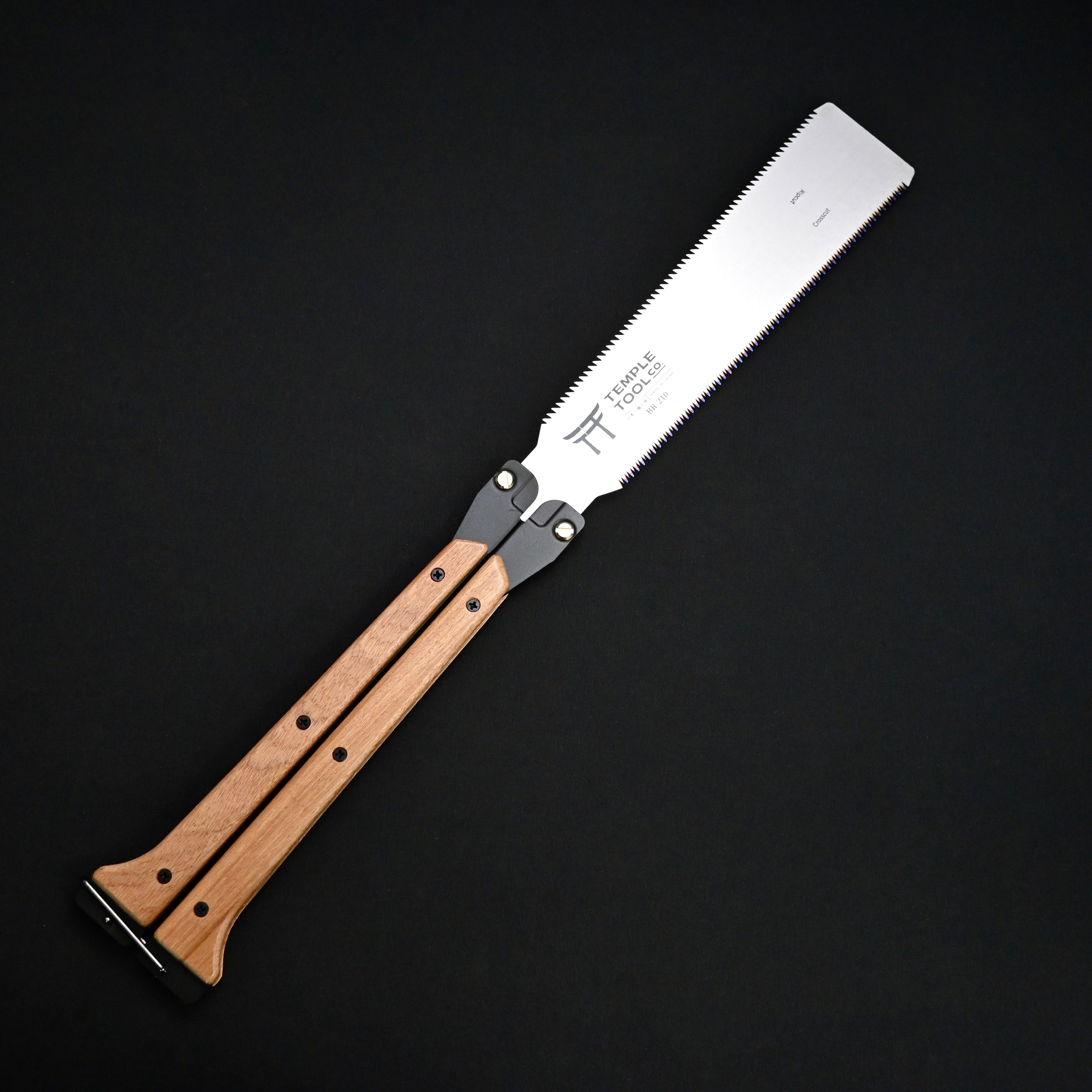 Temple Tool The Folding "Butterfly Saw" Double-Edge  テンプルツール バタフライソー 両刃鋸  210mm